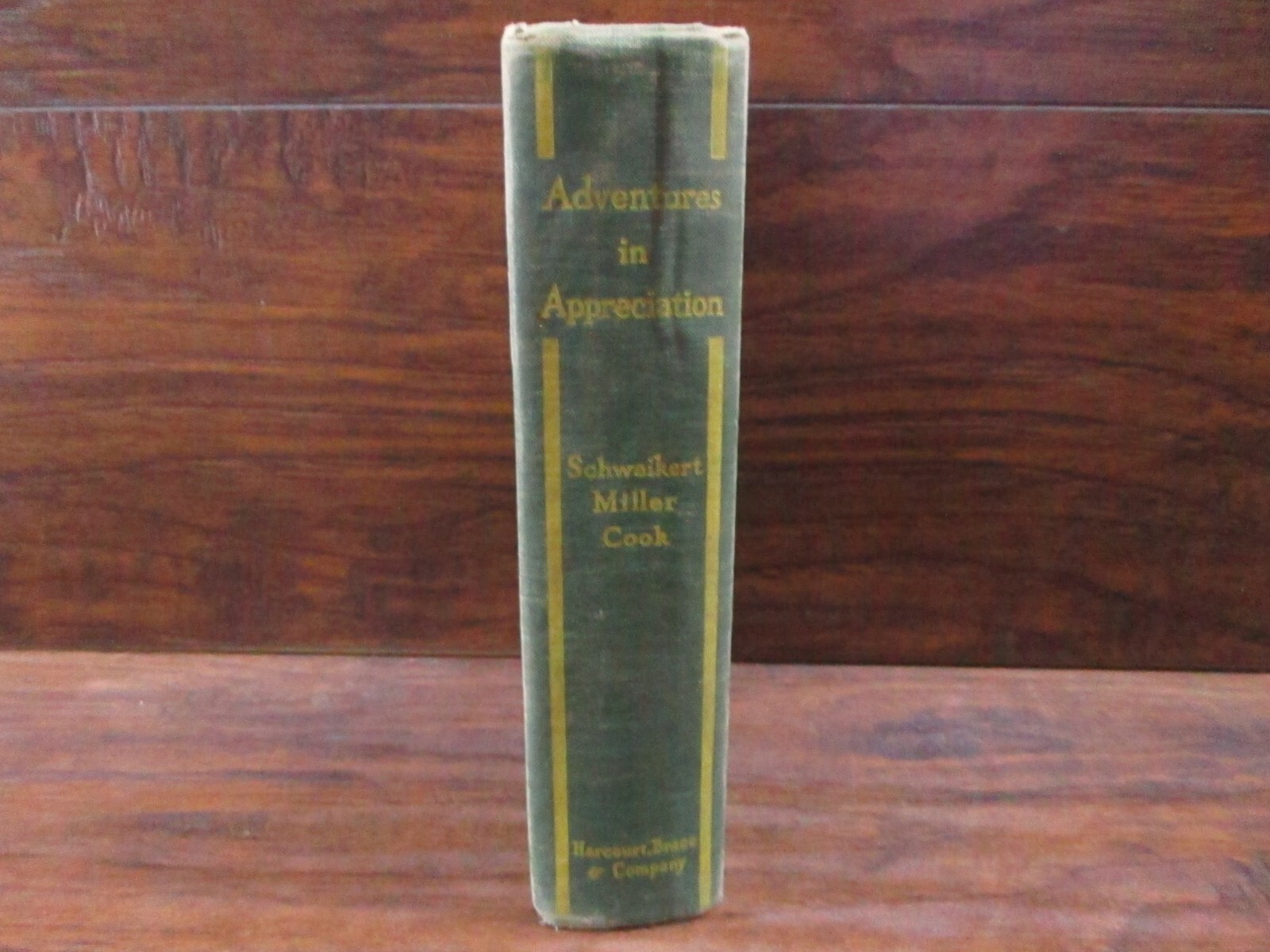 1937 Adventures in Appreciation Hardcover Harcourt, Brace and company