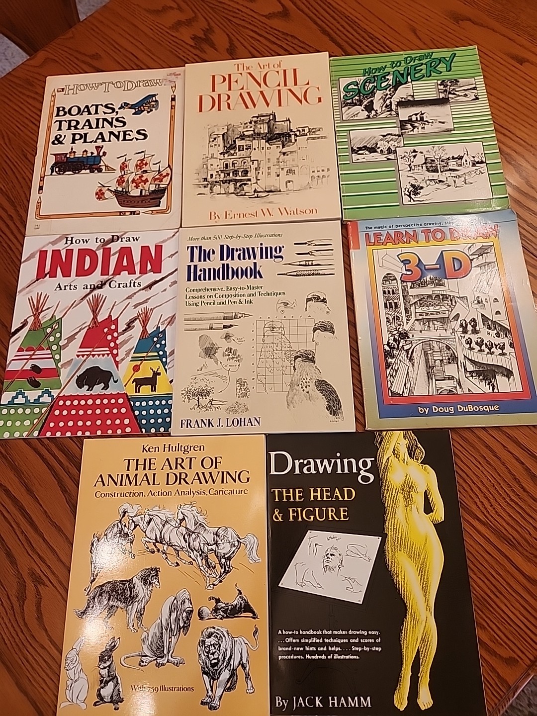 Lot Of 8 How To Draw Books