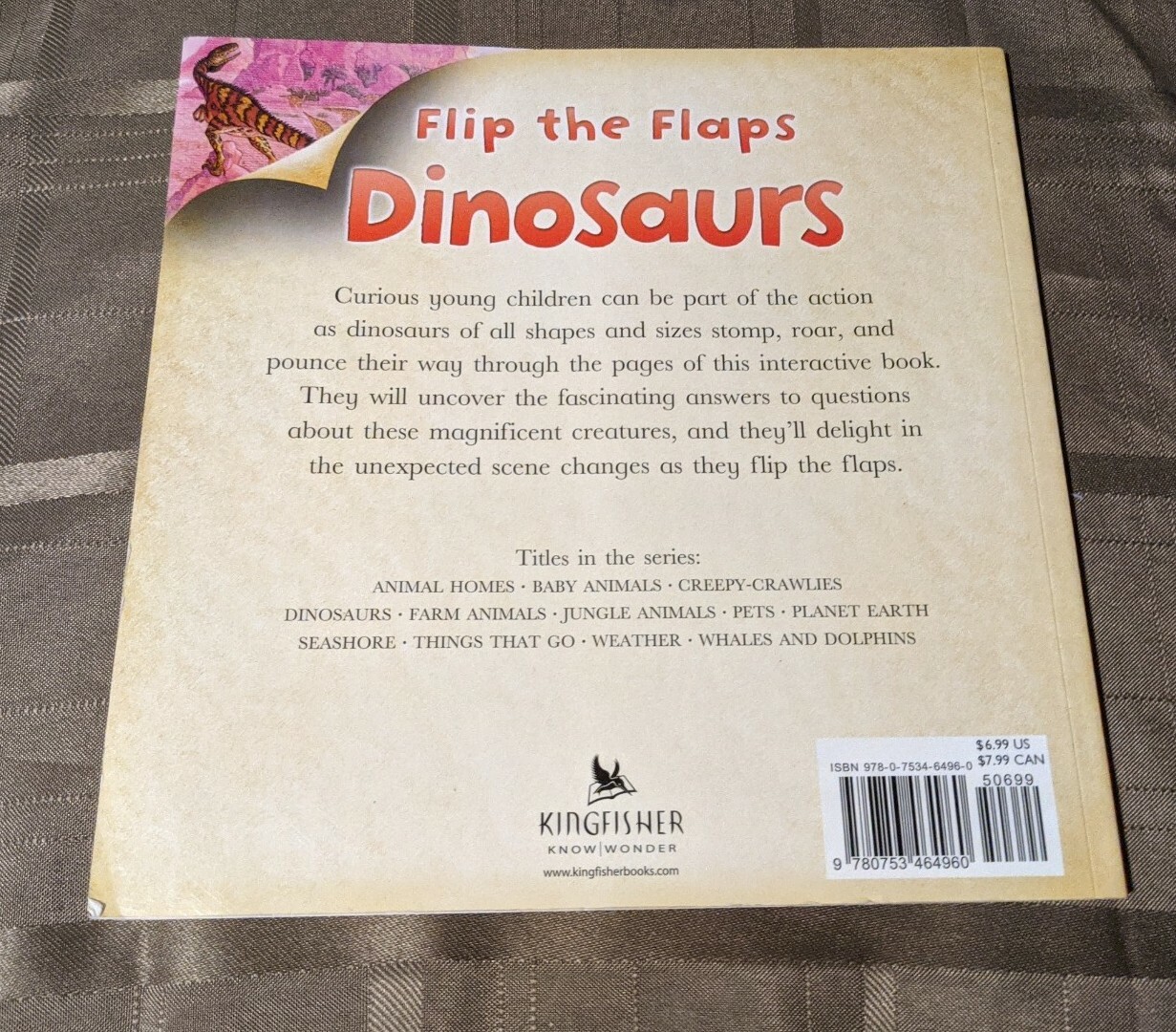 Flip the Flaps Series: Dinosaurs by Judy Allen (2008, Paperback)