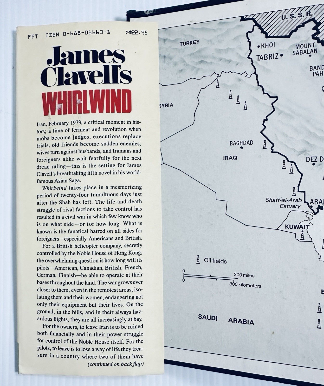 James Clavell Whirlwind 1986 First Edition Hardcover Novel Epic Historical Drama
