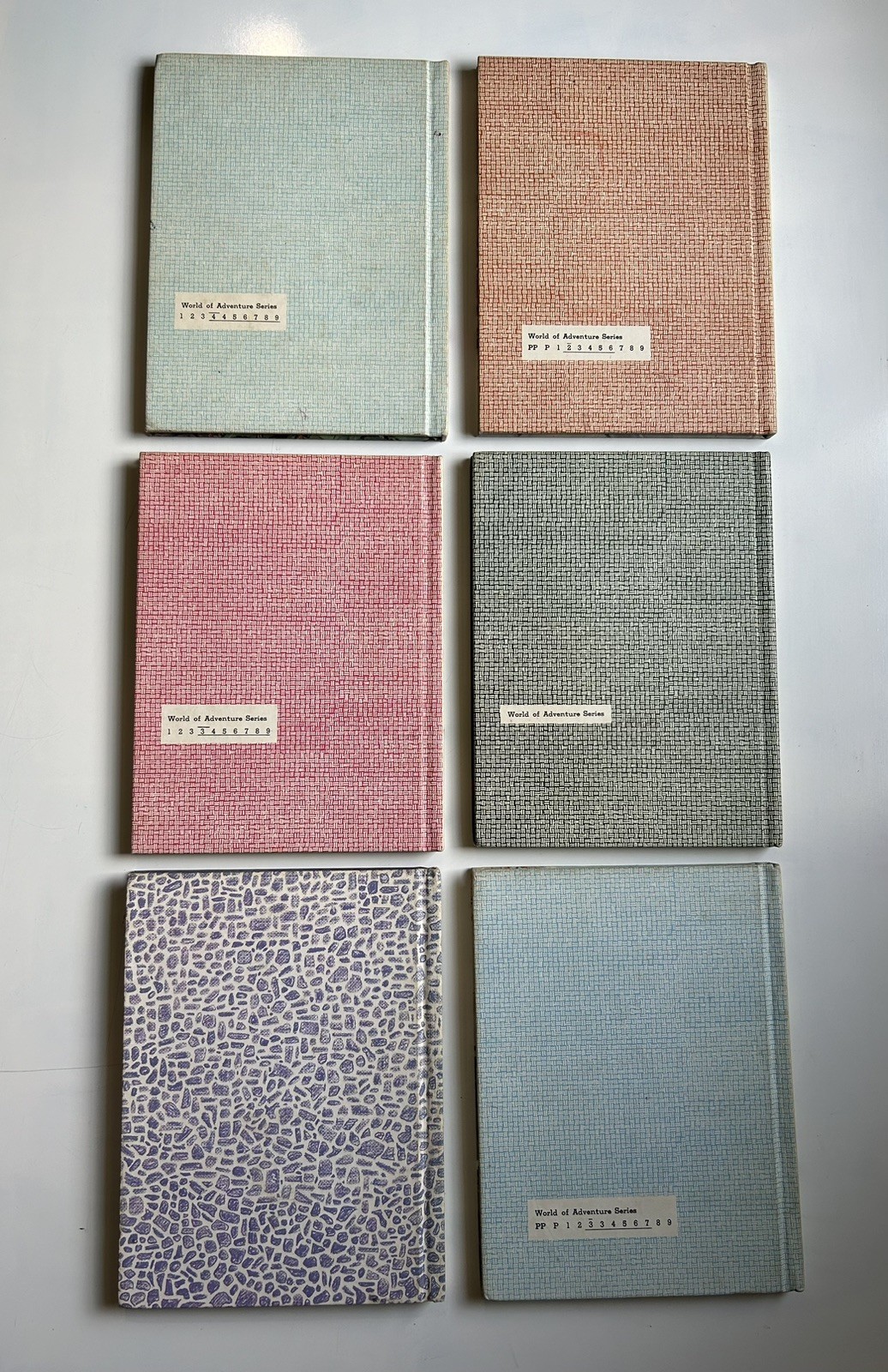 Lot of 6 World Adventure Mystery Whitehead Benefic Press HB Hardcover Vintage