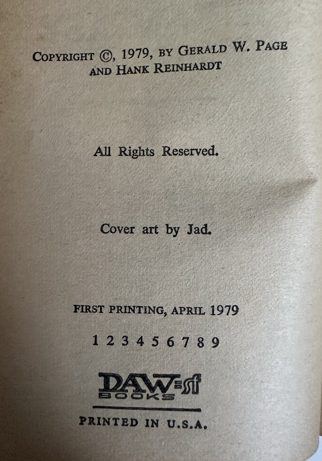 Heroic Fantasy 1979 DAW No 334 Paperback 1st Printing Anthology Vintage PB