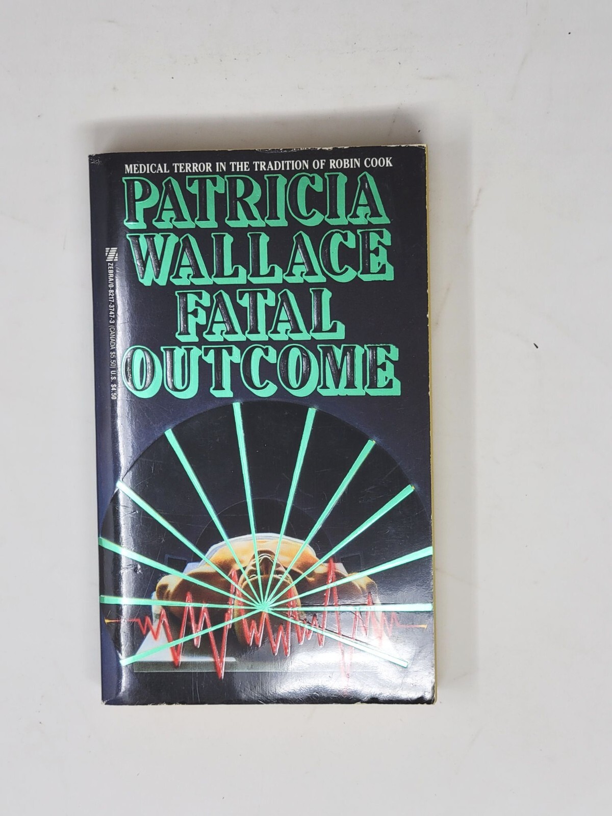 PATRICIA WALLACE 1ST EDITION – Fatal Outcome 1992 (Paperbacks From Hell)