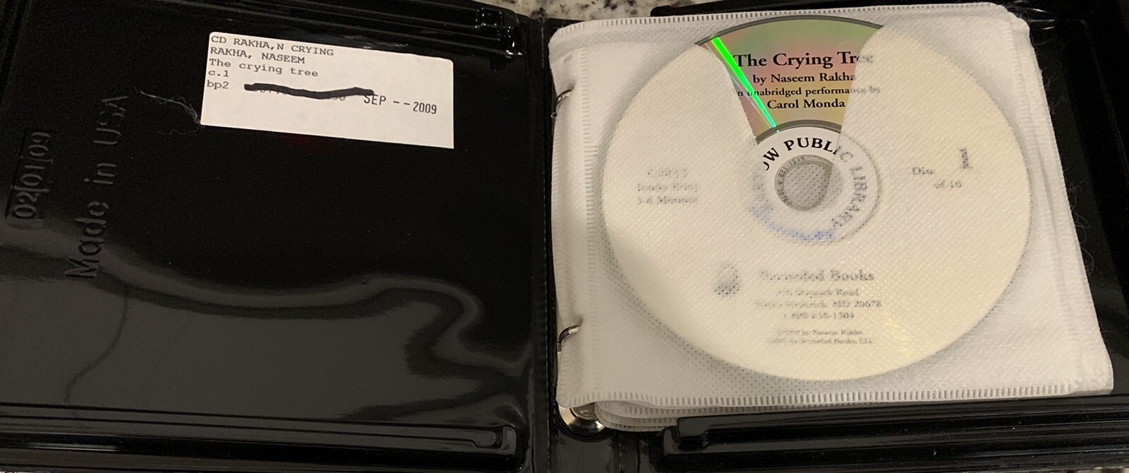 The Crying Tree Naseem Rakha Recorded Books Narrated By Carol Monda