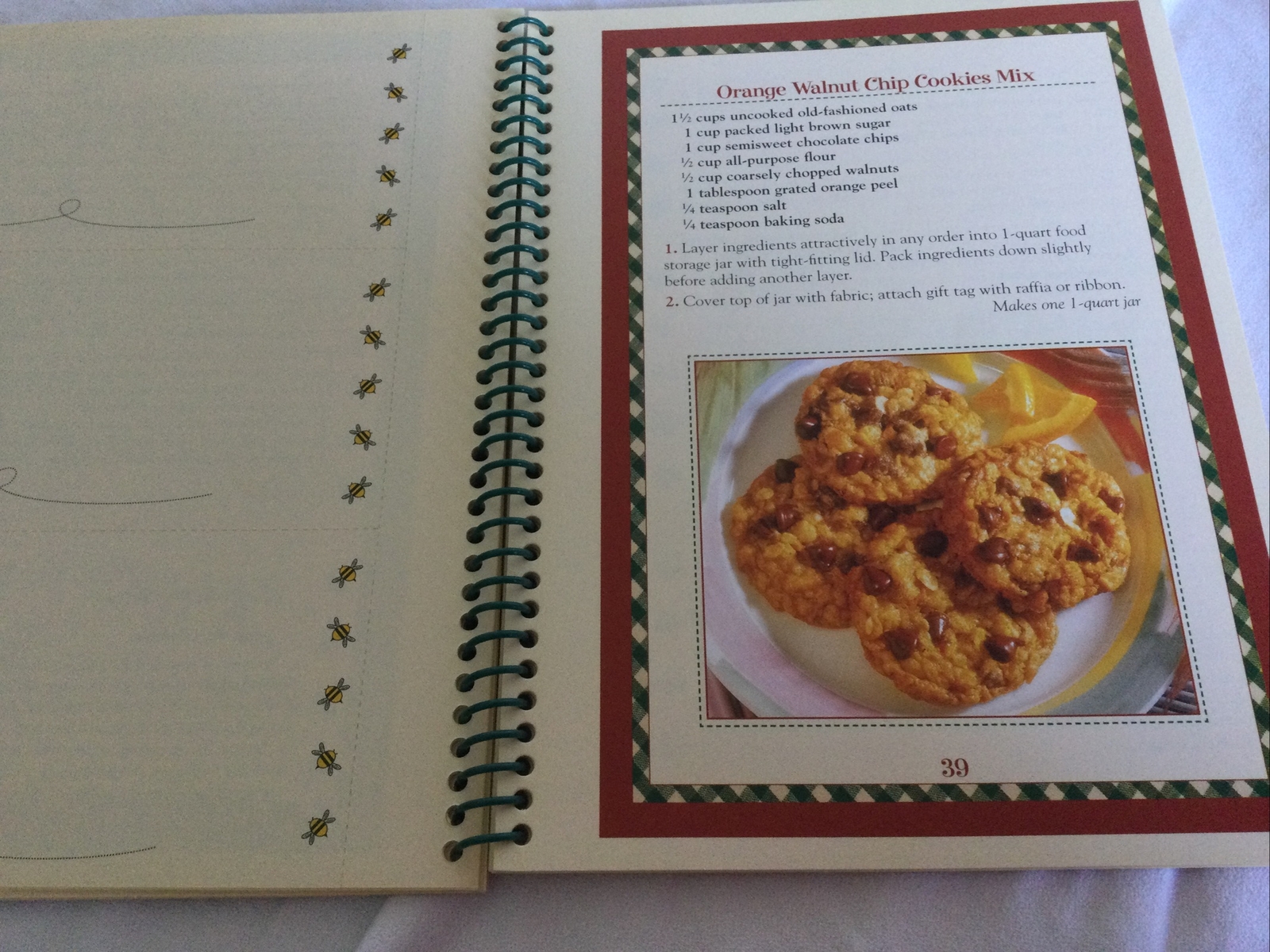 2 Spiral-bound Books: Gifts From a Jar Cookies Muffins Gifts for the Cookie Jar