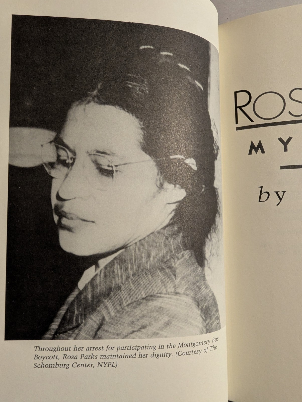 ROSA PARKS & Jim Haskins – MY STORY – HC/DJ, First Edition, First Printing, 1992