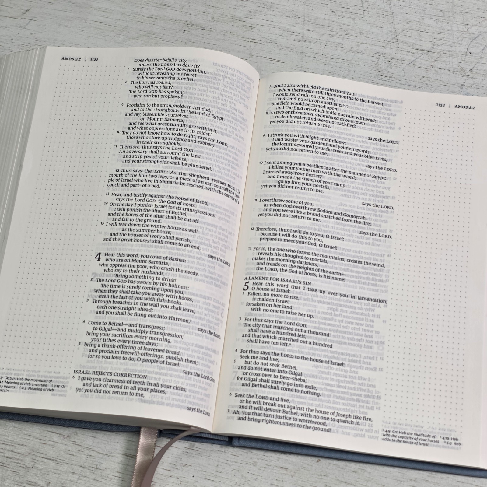 NRSV Catholic Bible Press Blue Note Taking Journal Cloth Board Canvas Hardcover