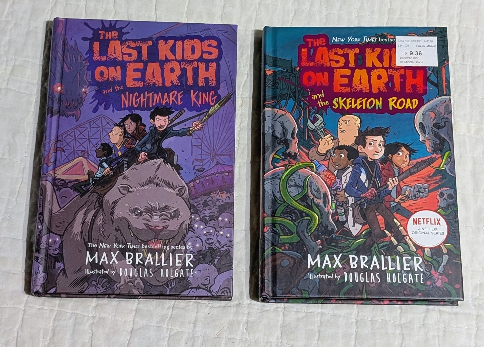 Lot of 6 – The Last Kids on Earth Series books by Max Brailler – Hardcovers VG+