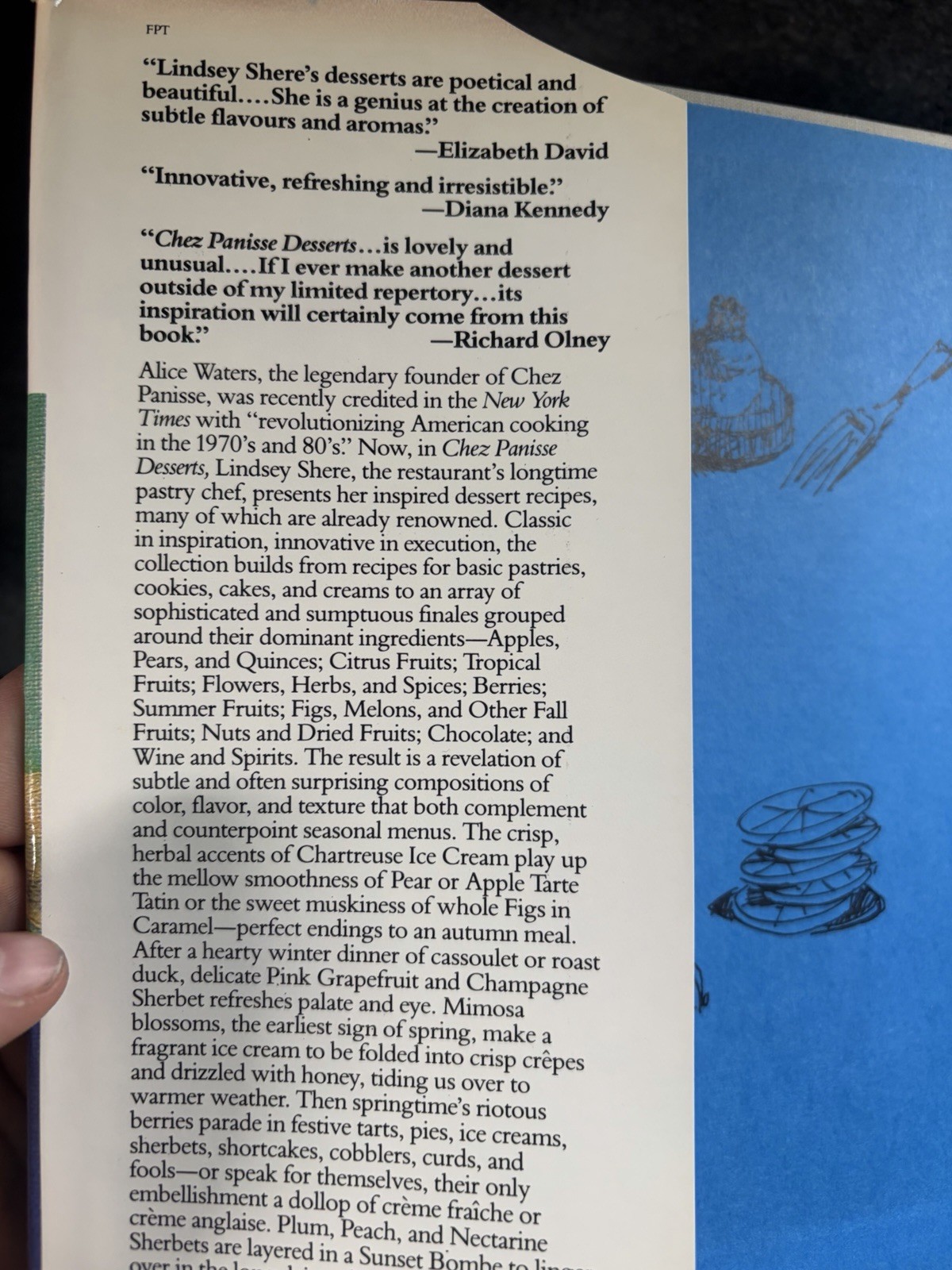 Chez Panisse Desserts (1st Ed) by Lindsey Remolif Shere
