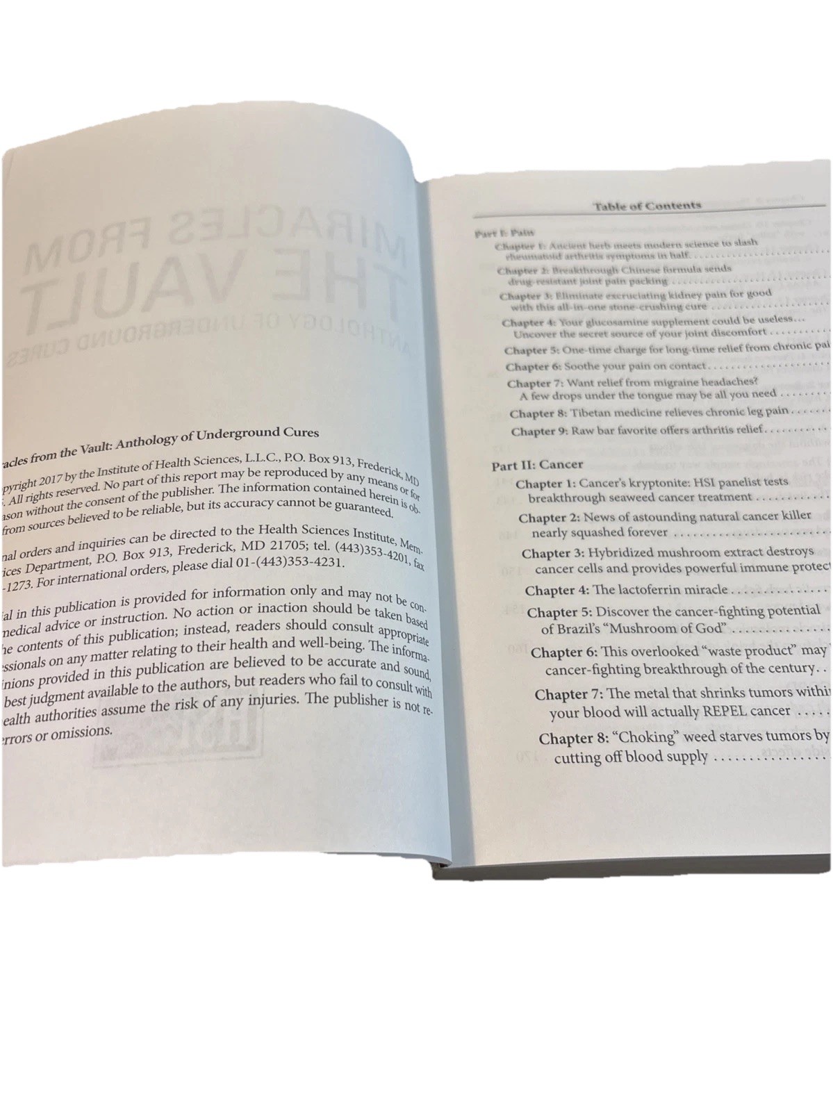 Miracles From the Vault Anthology of Underground Cures Jenny Thompson 2017 Clean