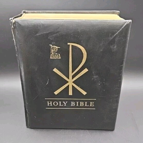 New American Bible NAB 1971 First Edition Special Family Ed. Red Letter Catholic