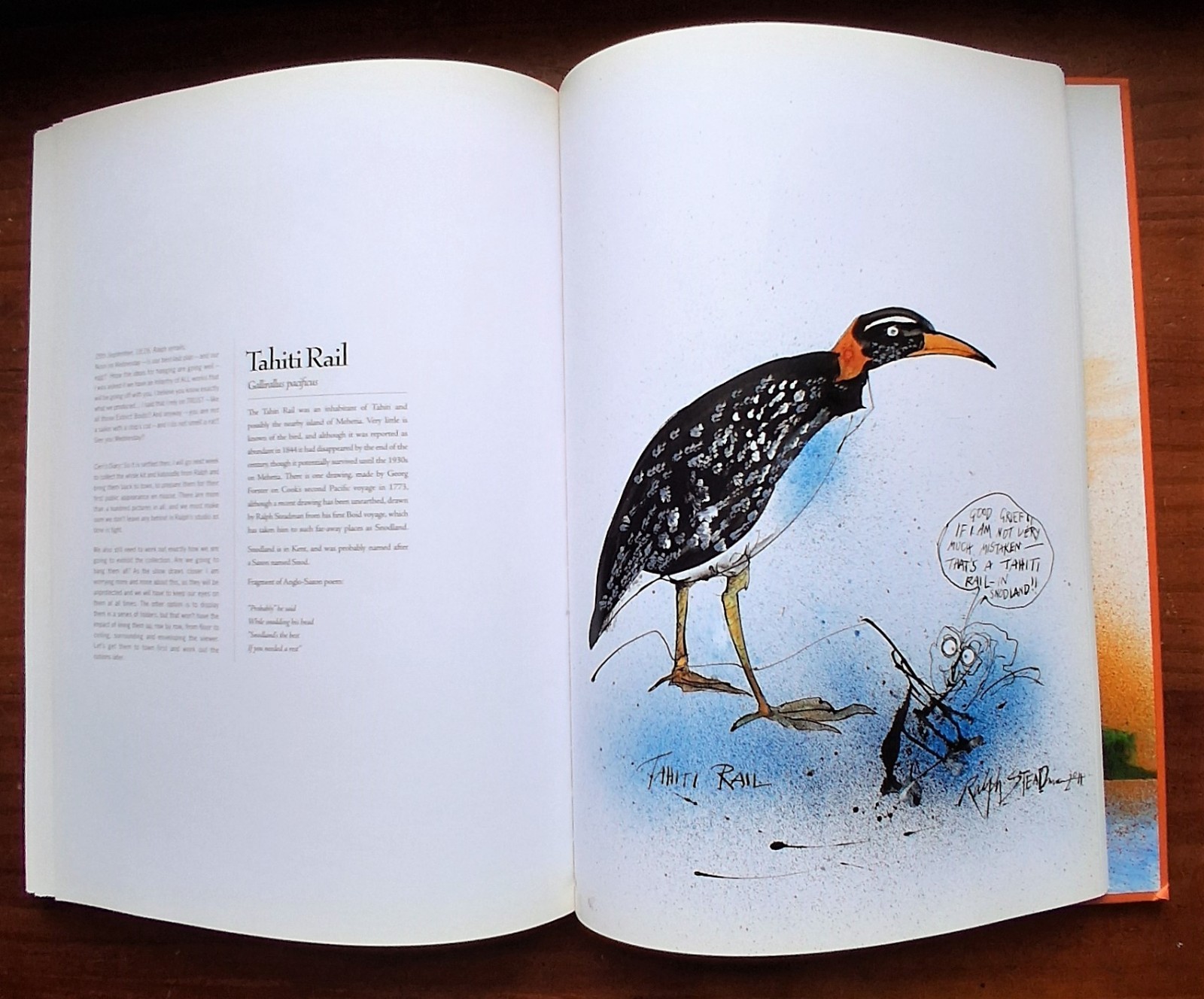 EXTINCT BOIDS Birds Ralph Steadman & Ceri Levy 2012 Hardcover Dustjacket Dodo