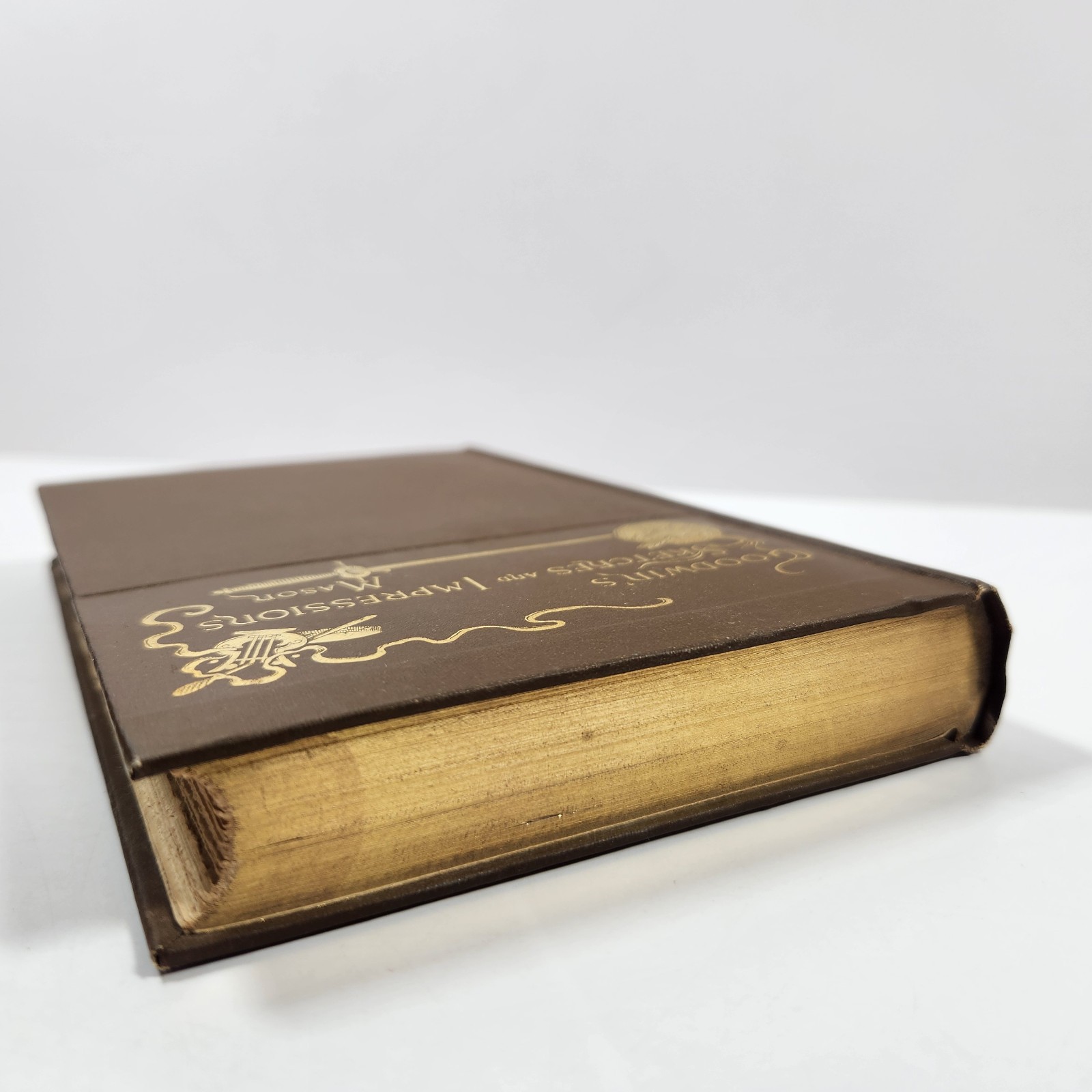 Goodwins Sketches Impressions Antique 1887 HC Music Theater Social History Mason