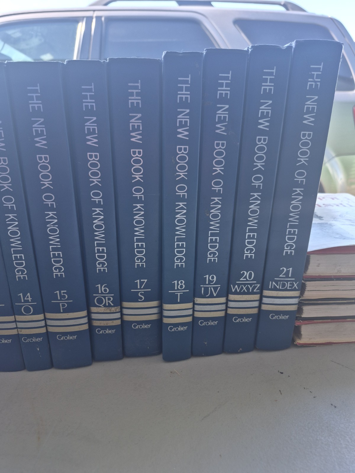 📖The New Book Of Knowledge: Complete Set Of 21 Encyclopedia, A-Z, Index Grolier