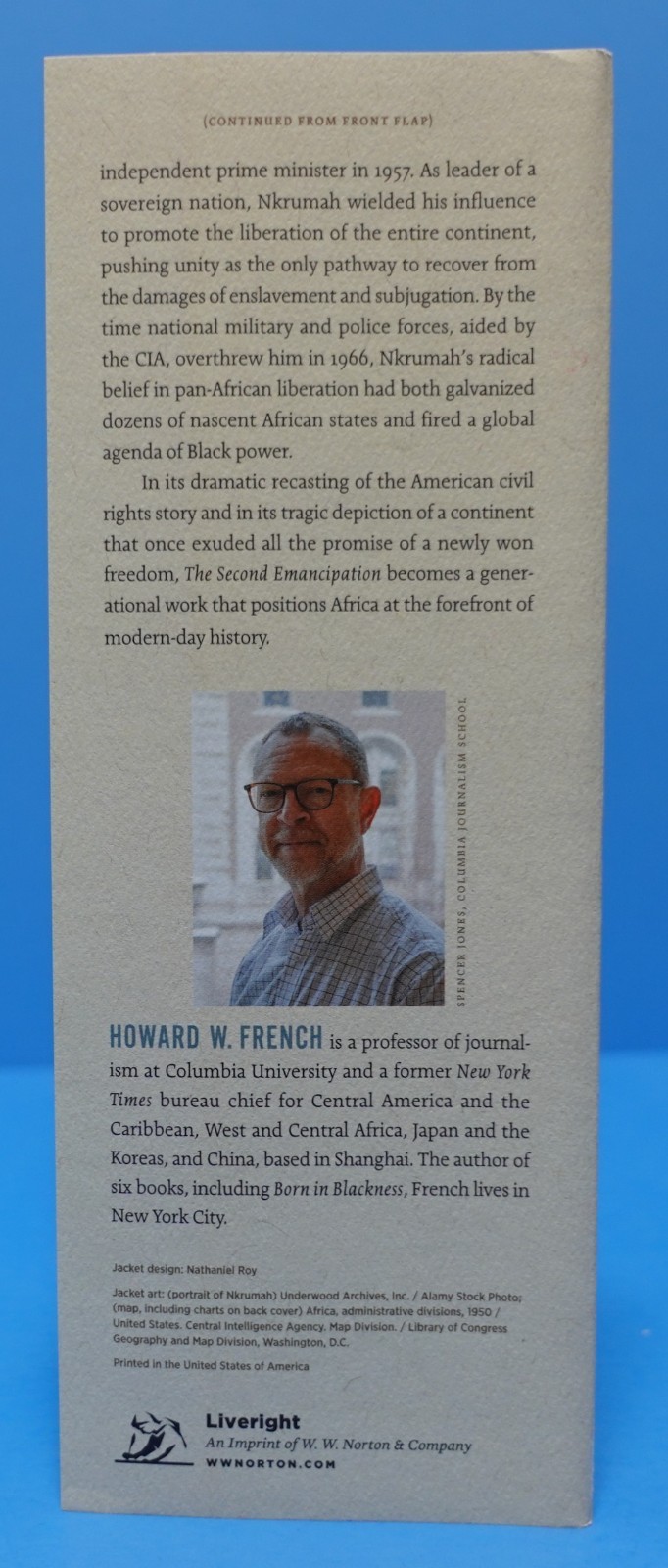 THE SECOND EMANCIPATION BY HOWARD W. FRENCH, SIGNED-PERSONALIZED
