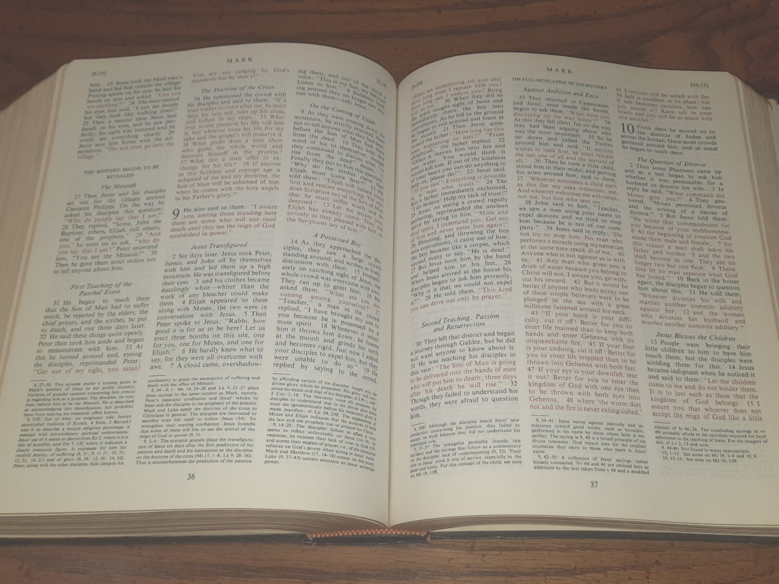 The New American Bible Flexible Cover Catholic Press Three Column 1st Edition