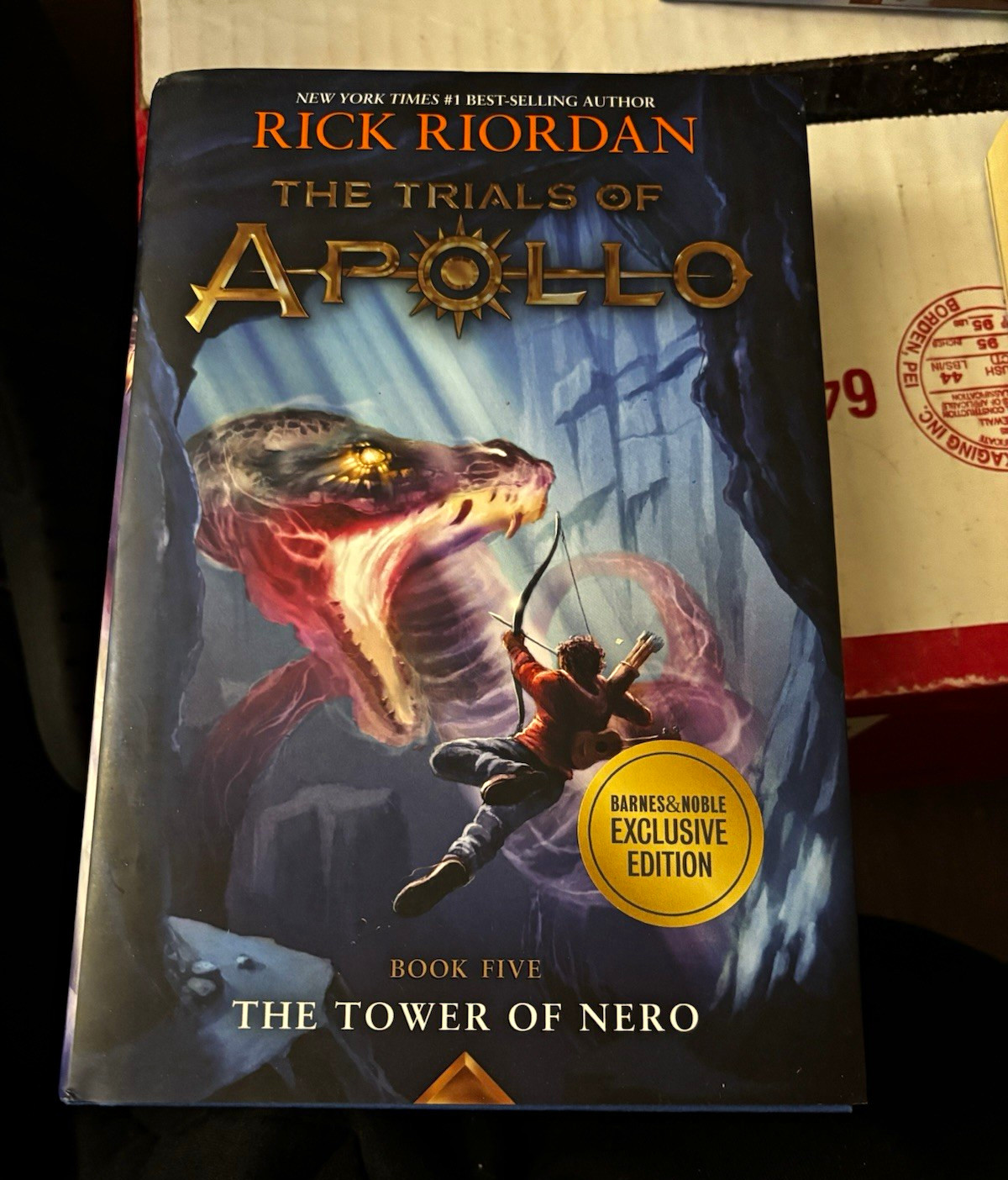 Rick Riordan Trials of Apollo Book 5: The Tower of Nero Hardcover B&N Excl