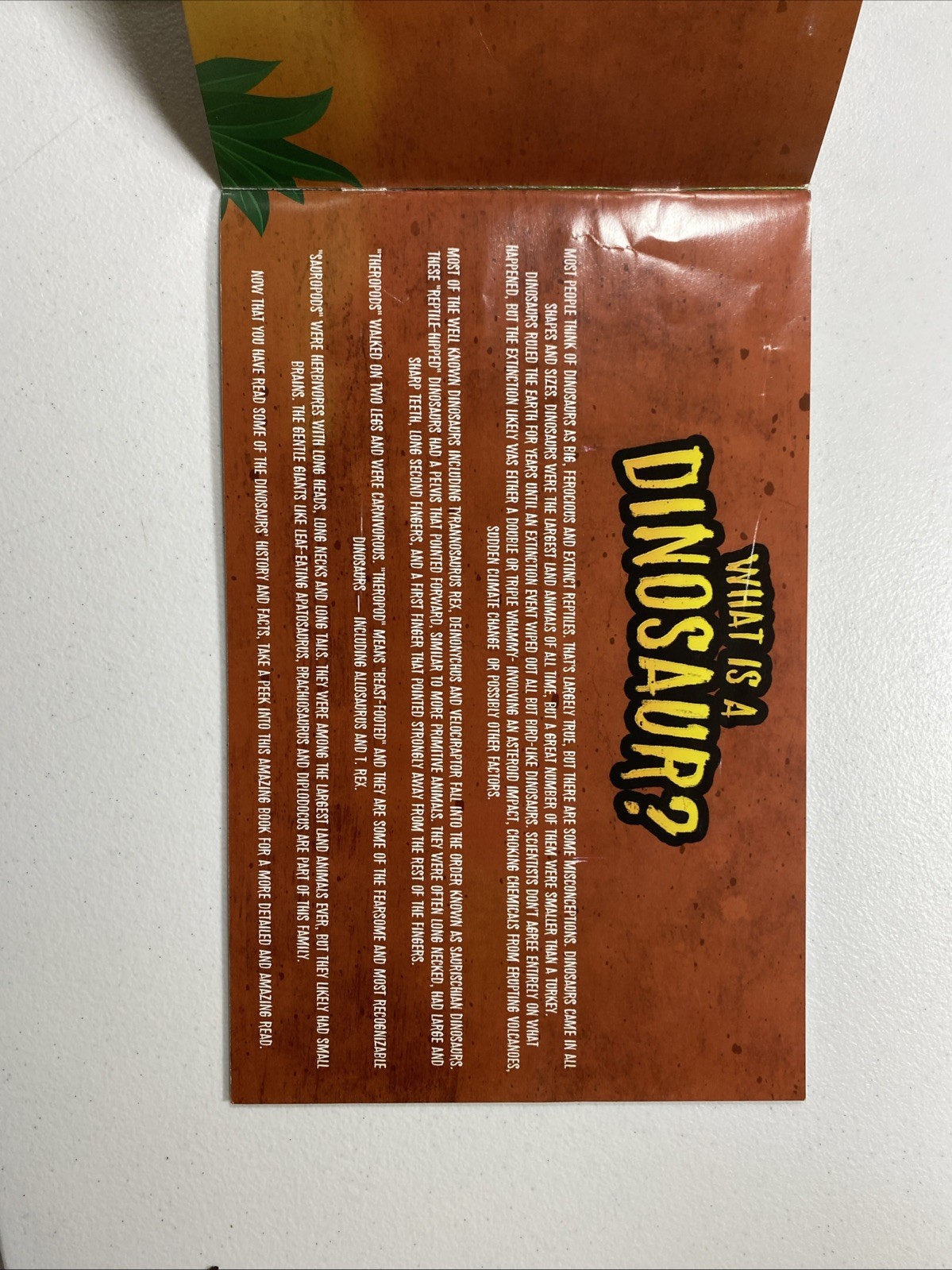 The Prextex Book of Dinosaurs Staple Bound Paperback Book (book only) (24 pages)