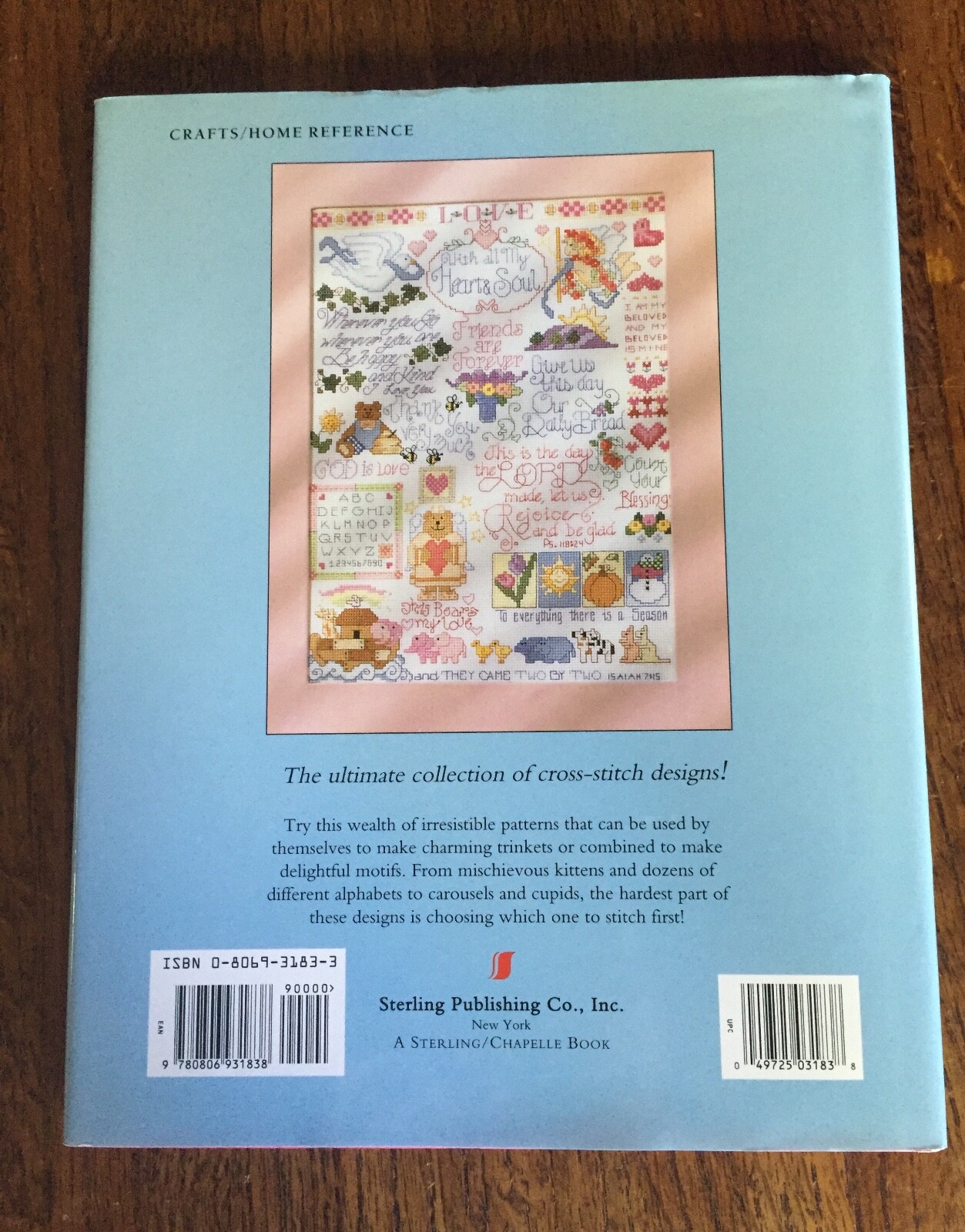 Donna Kooler’s 555 Fabulous Cross-Stitch Patterns, HC w/ Dust Jacket (1996)