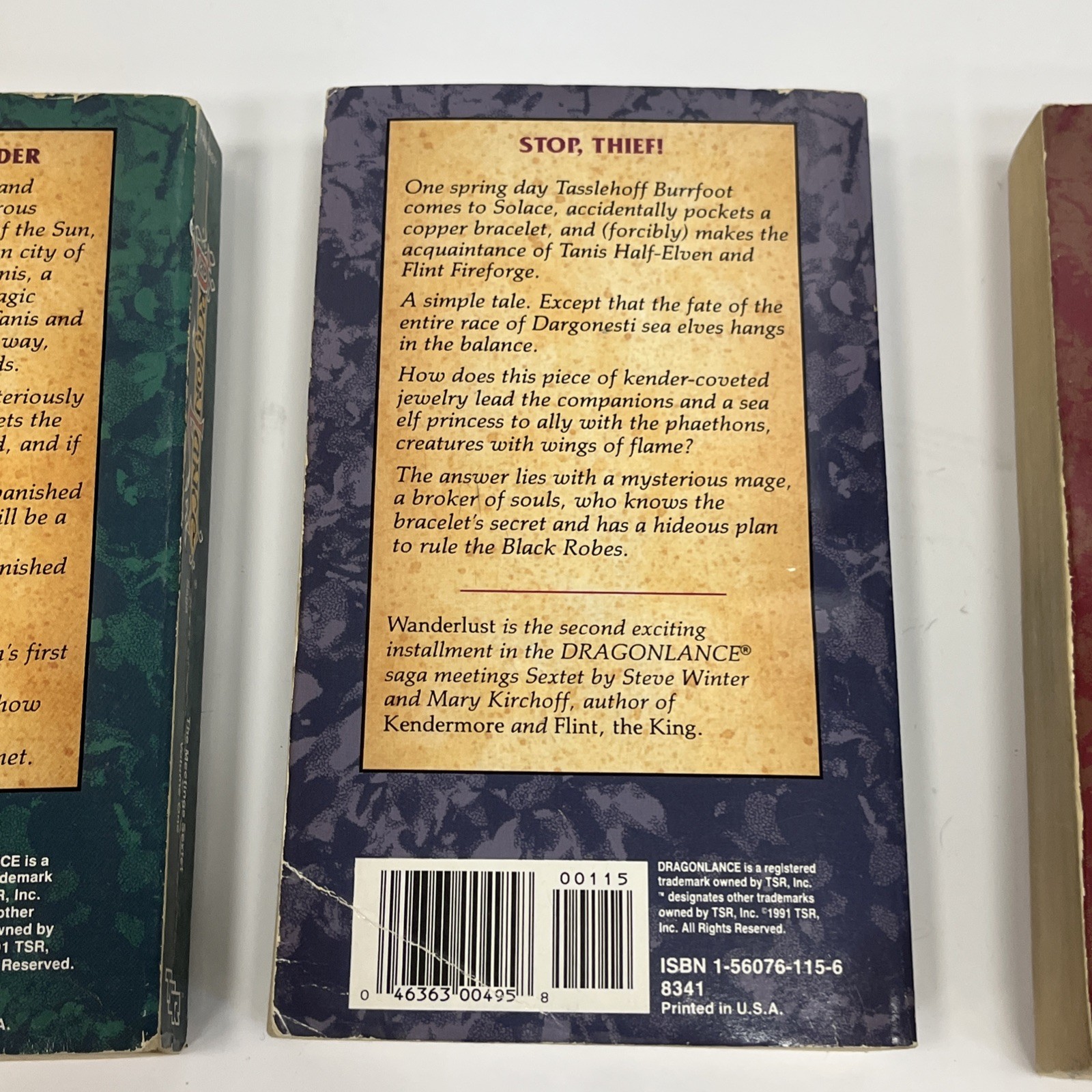Dragonlance Saga The Meeting Sextet Volume 1 2 3 4 6 D&D Novel Book Lot