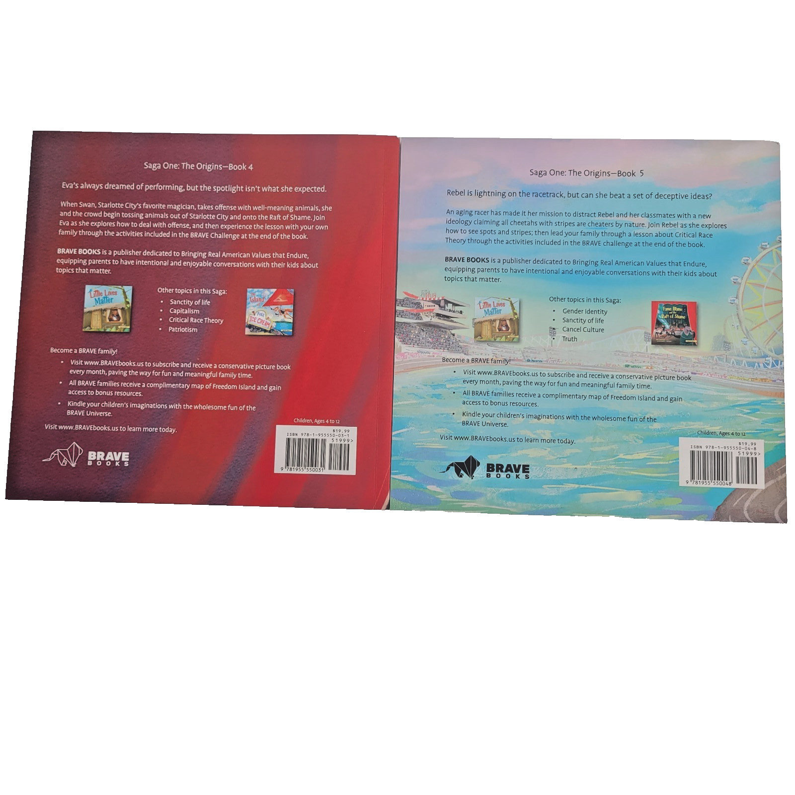 Brave Books Saga 1 Lot 0 3 4 5 6 7 Set + Home of the Brave Wall Poster Map