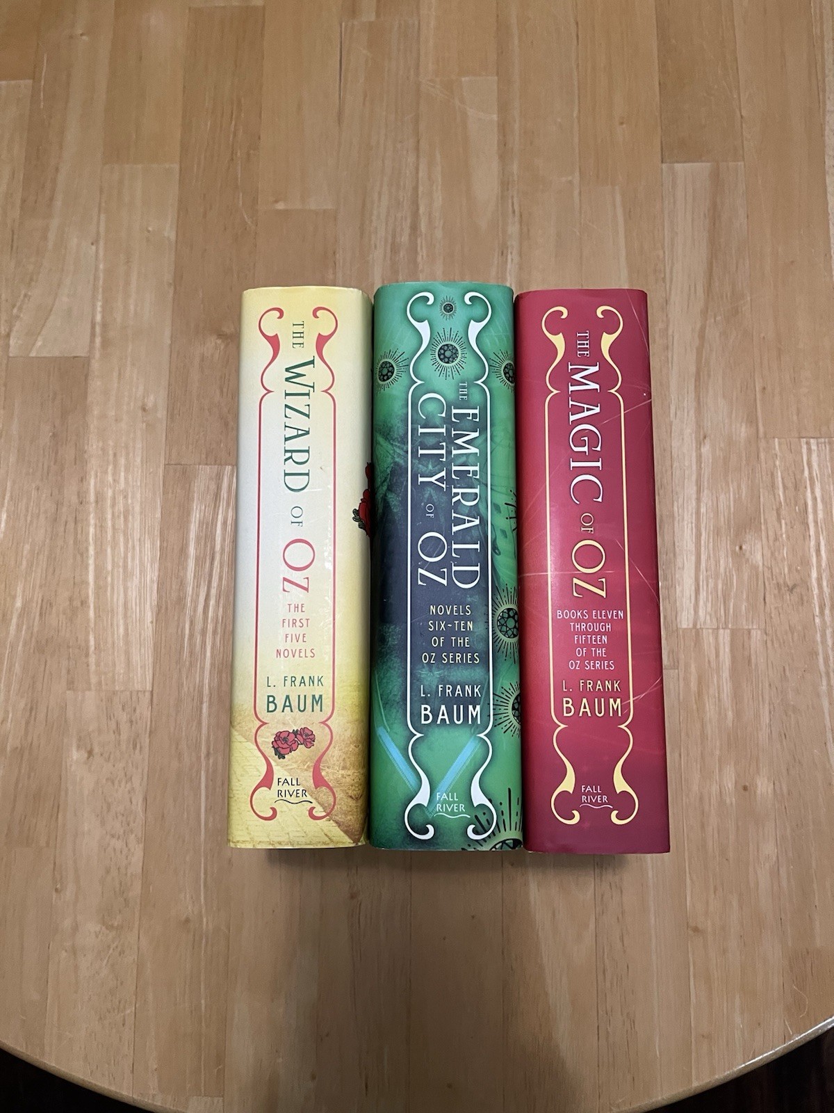 L. Frank Baum Oz Series Hardcover Lot of 3: Wizard of Oz, Emerald City, Magic