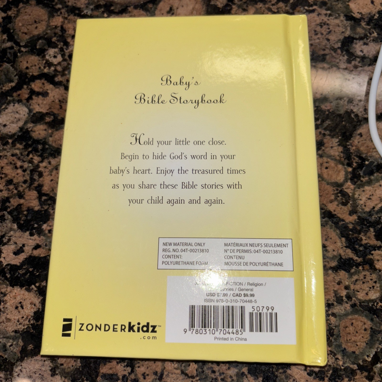 Baby’s First Bible: Little Stories for Little Hearts by Carlson, Melody New