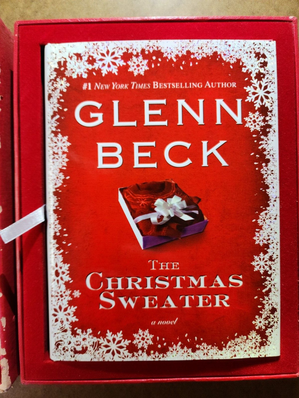 Glenn Beck – THE CHRISTMAS SWEATER – Boxed Hardcover w/DJ – SIGNED by Beck w/COA