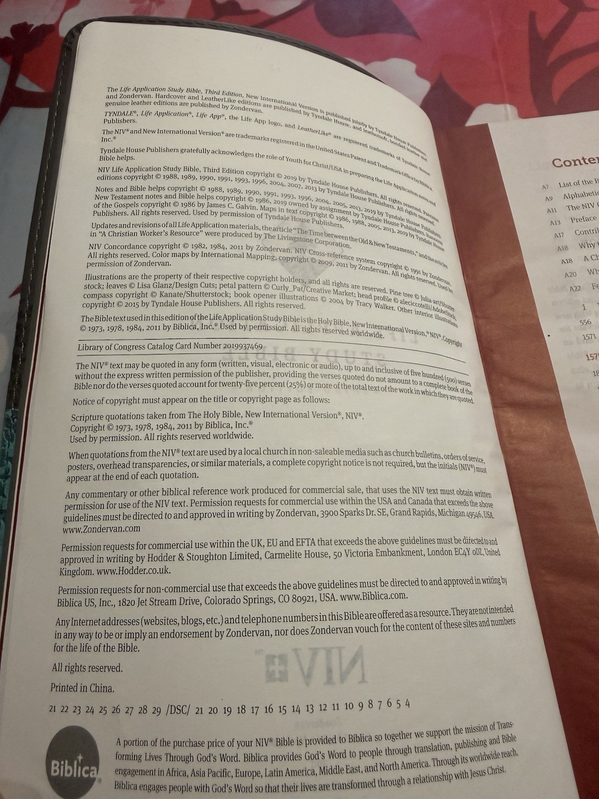 NIV Life Application Study Bible 3rd Edition Zondervan Gray Teal