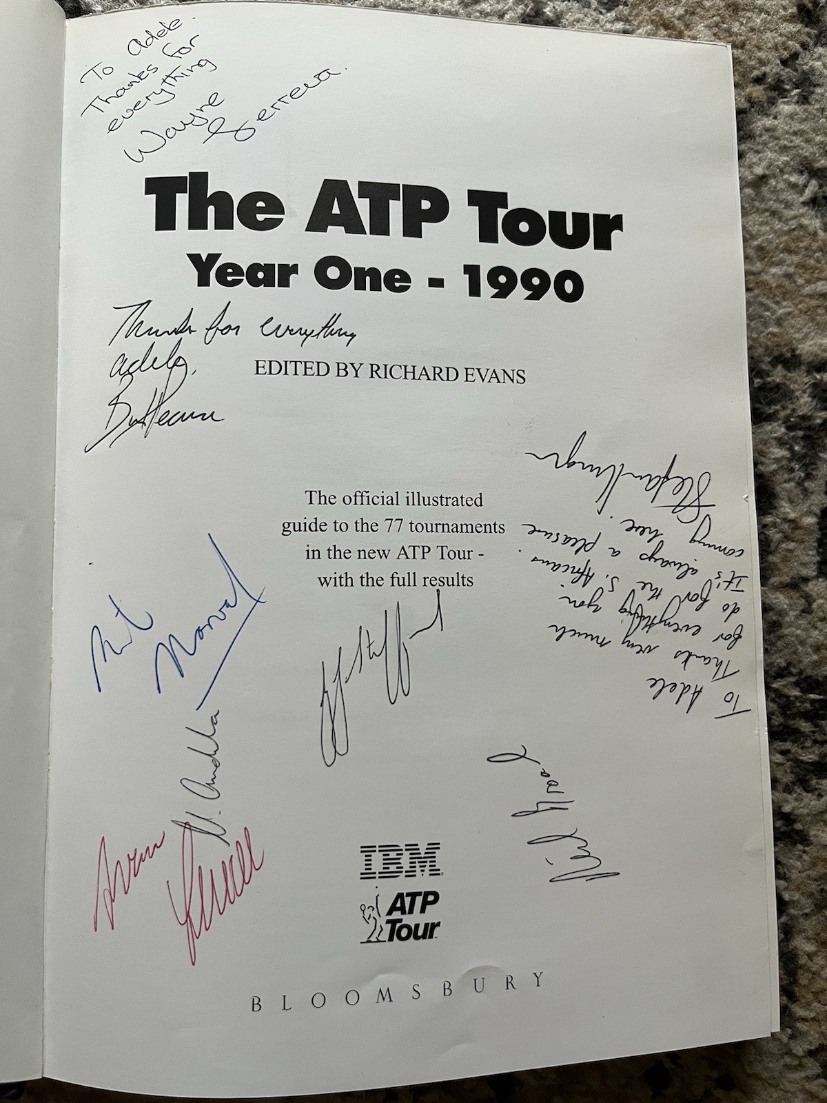 The ATP Tour 1990-1991 Year One And Two, Official Illustrated Guide