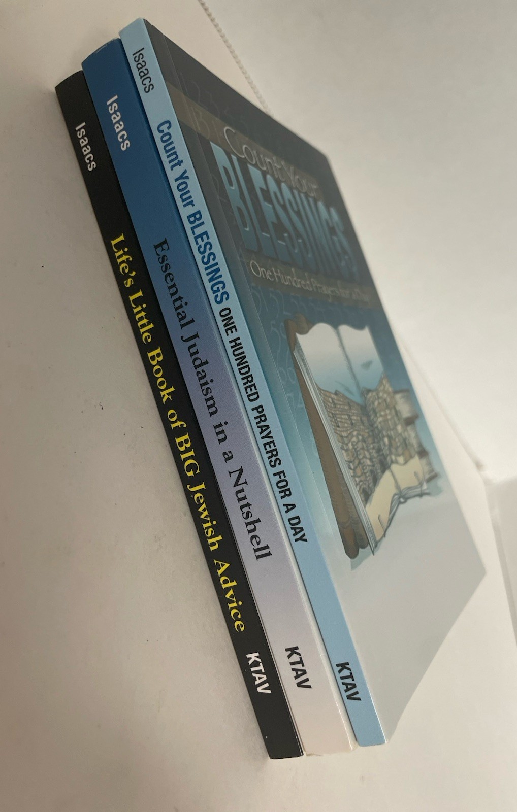 3 KTAV Jewish Pocketbooks: Essential Judaism Blessings Advice by Ron Isaacs NEW
