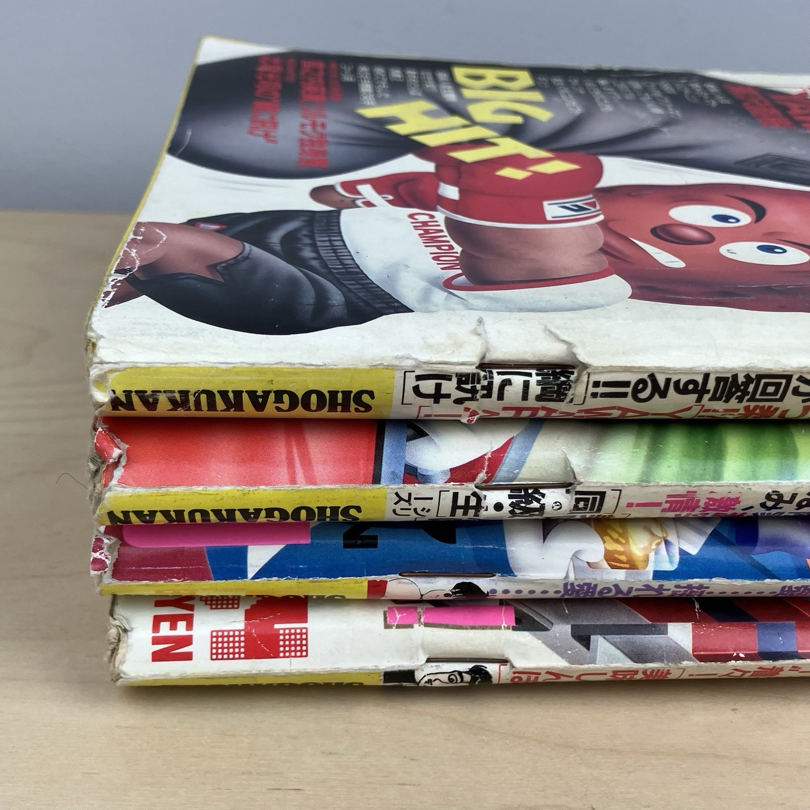 Vintage 1988 Weekly Big Comic Spirits Lot Of 4 Manga Anime Magazines 80’s