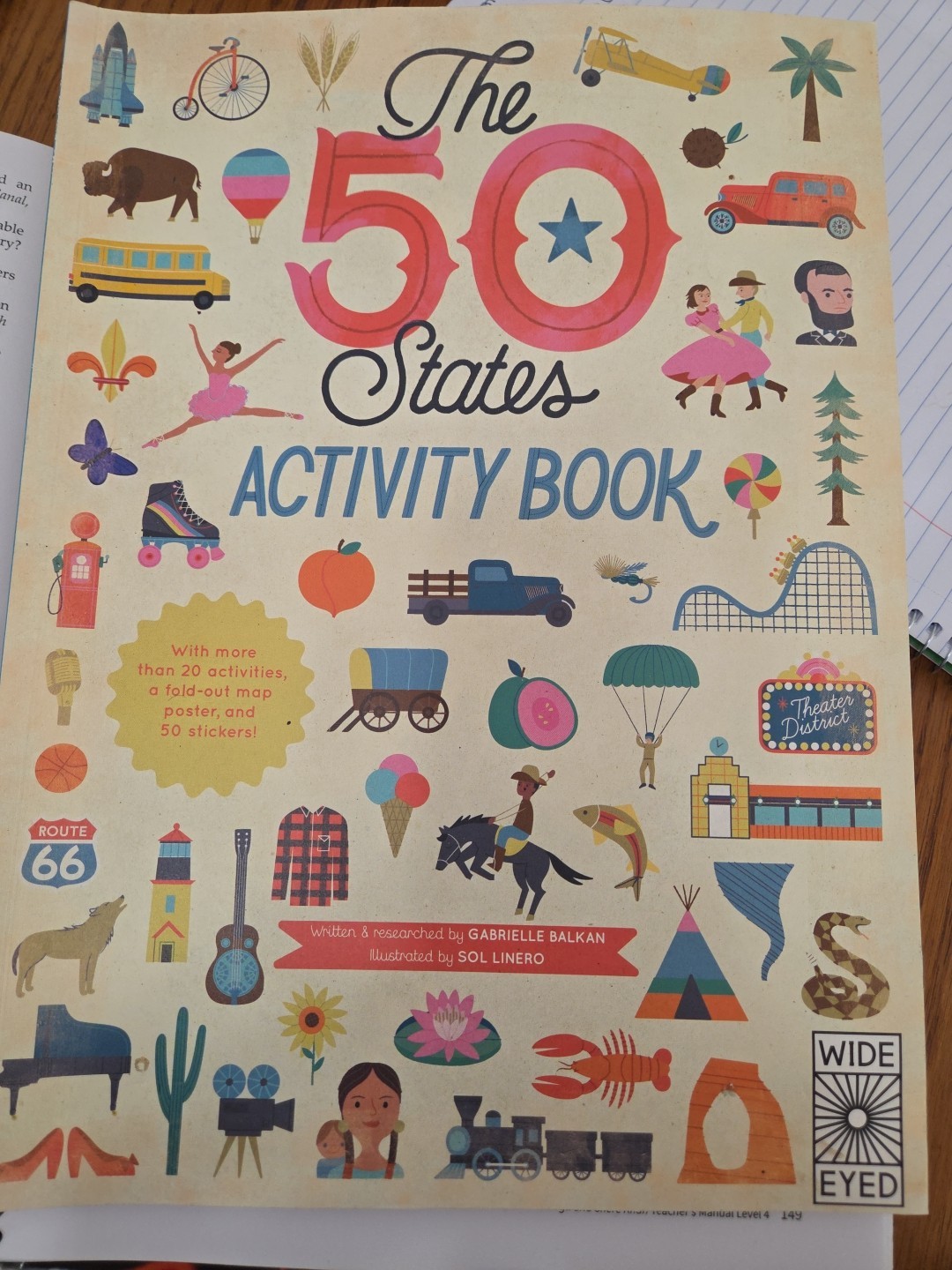 50 States: Activity Book : Maps of the 50 States of the USA by Gabrielle Balkan