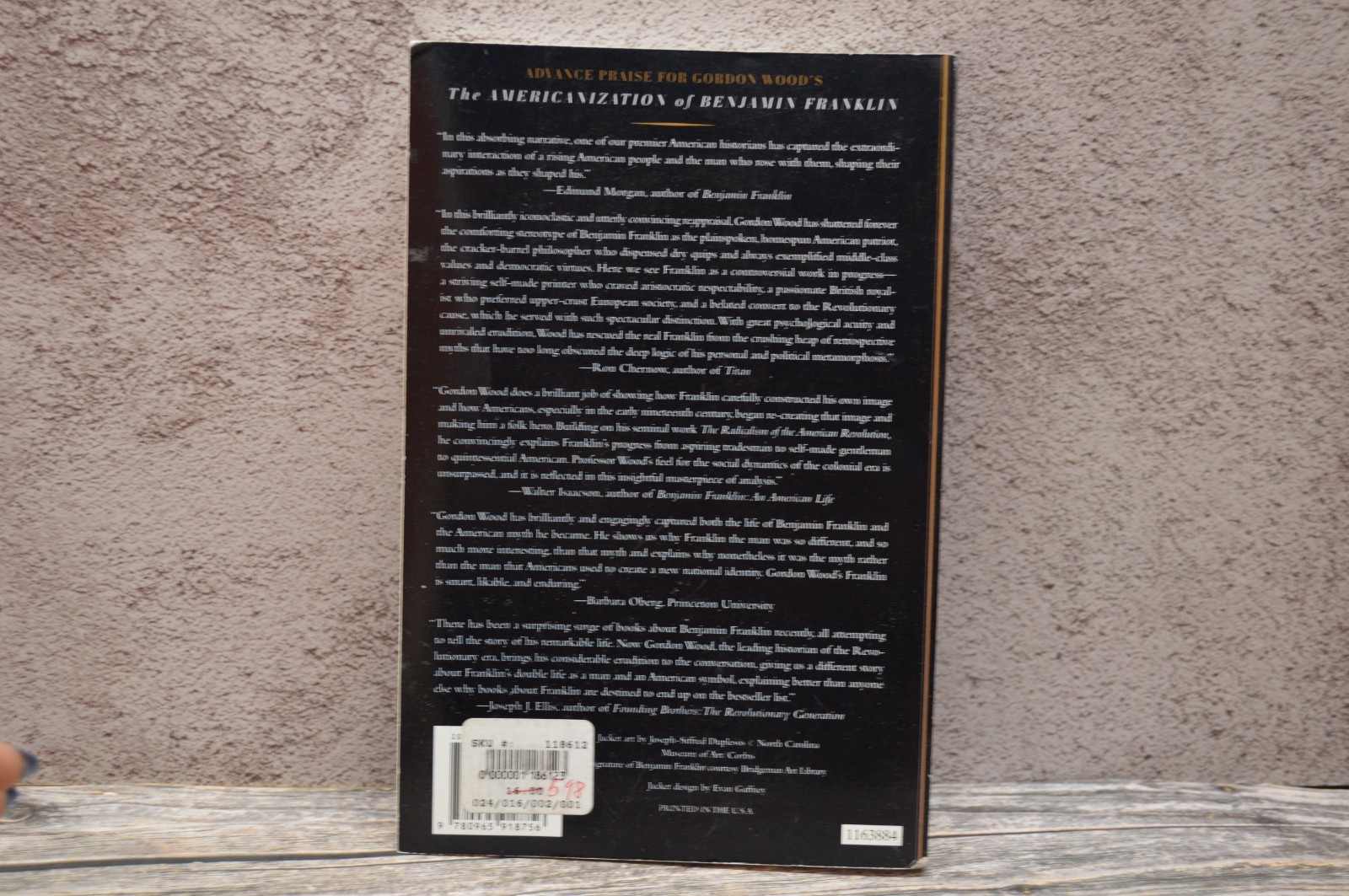 Americanization of Benjamin Franklin by Gordon S. Wood🟫☁