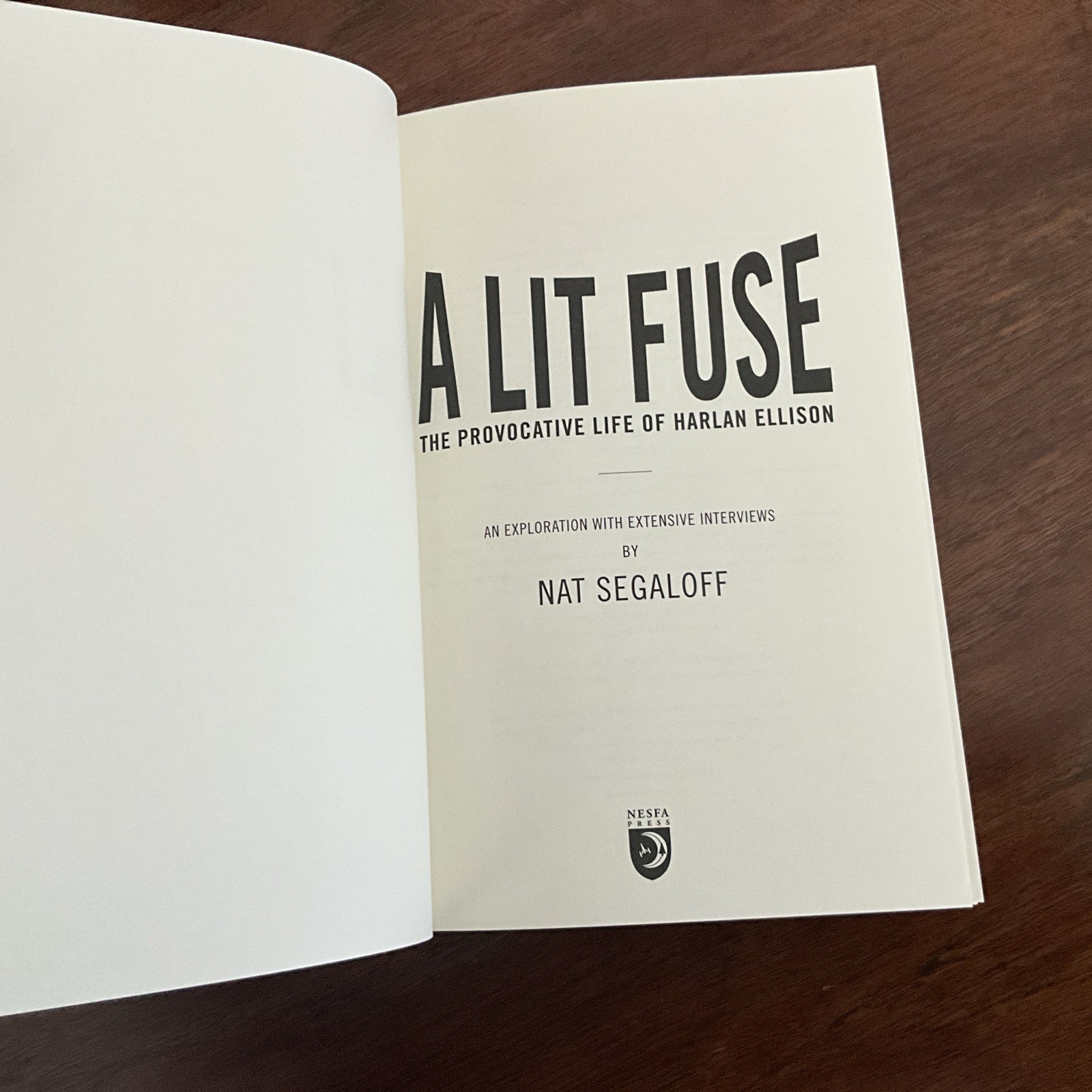 A Lit Fuse The Provocative Life of Harlan Ellison Biography HARDCOVER DJ 1st Ed