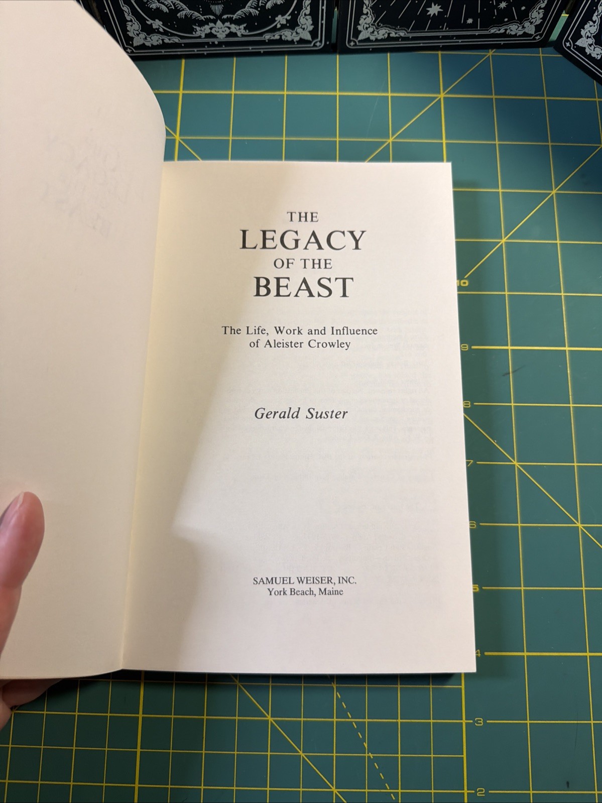 Legacy Beast Aleister Crowley Gerald Suster 1989 1st Weiser Occult
