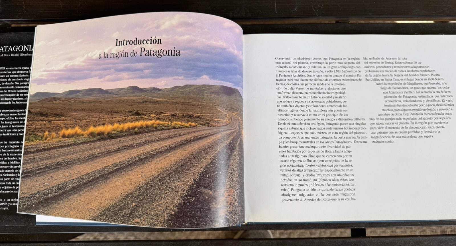 Spanish Version Patagonia Book Axel Bos, Rivademar Hardcover VGUC 2001