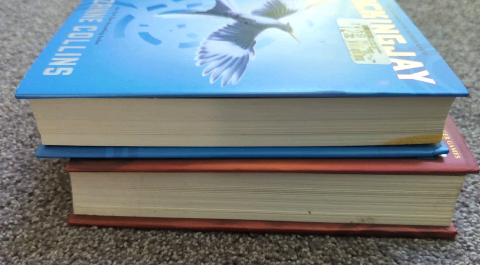 Hunger Games Catching Fire + Mockingjay Hardcover Lot Suzanne Collins 1st Ed