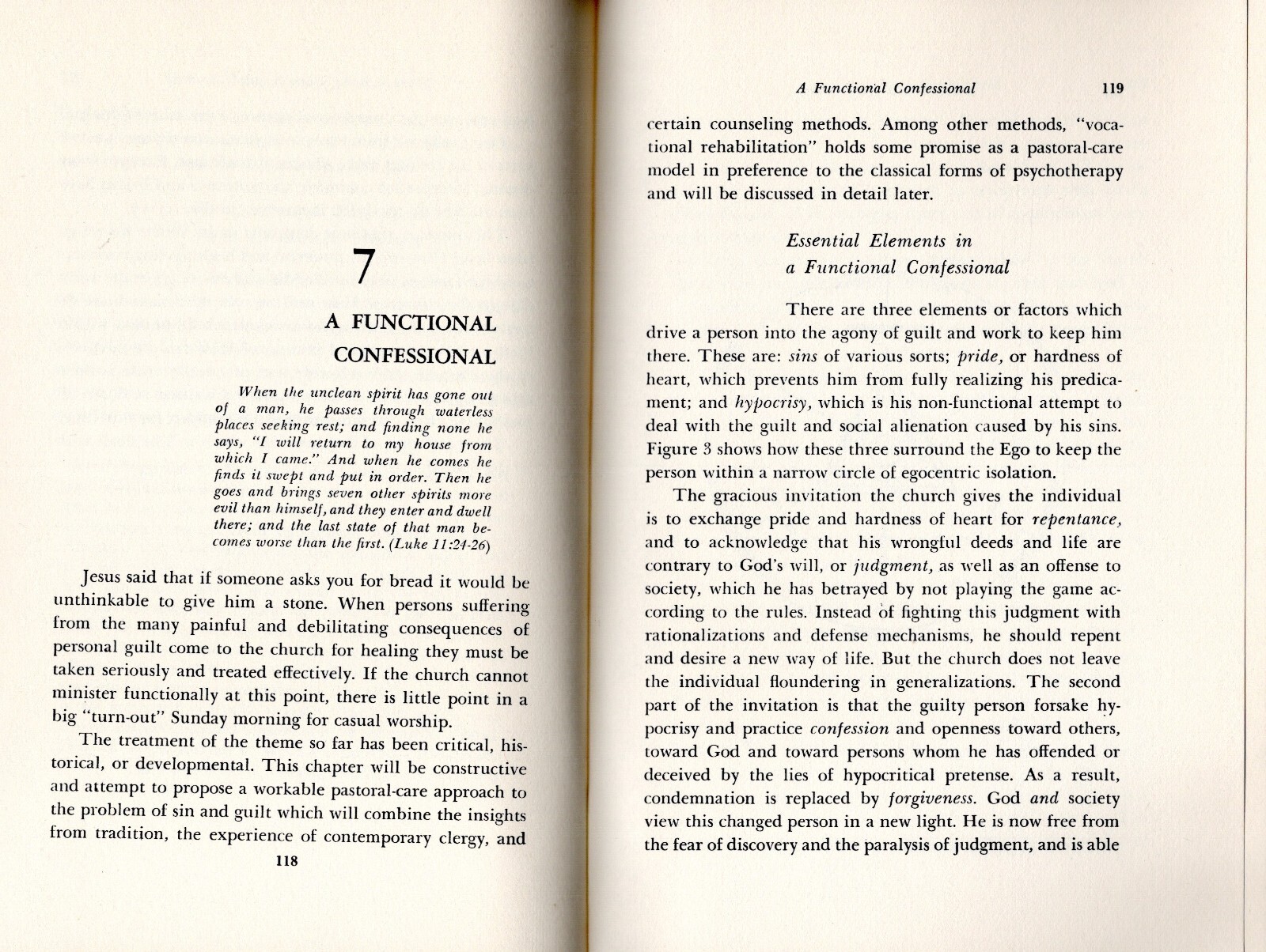 GUILT: Where Religion & Psychology Meet David Belgum 146 pages