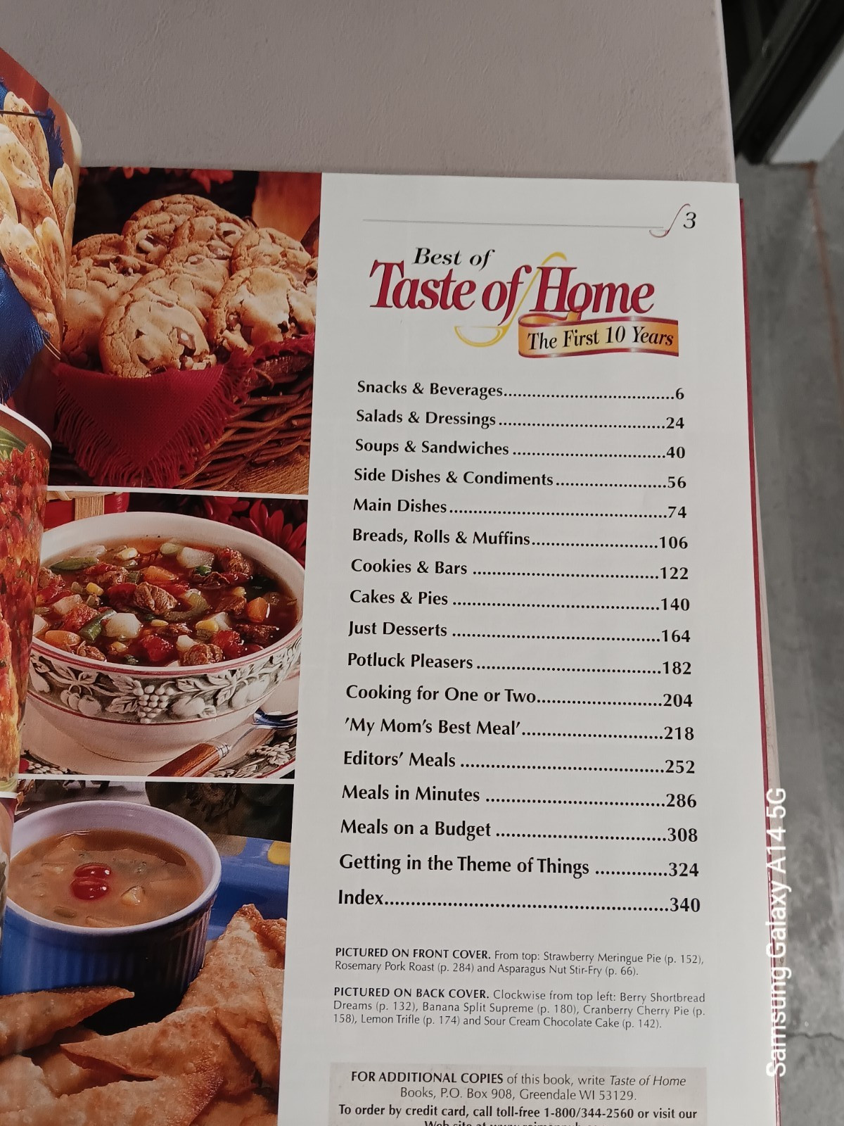 Taste of Home Best of Taste of Home The First 10 Years Hardcover Cookbook