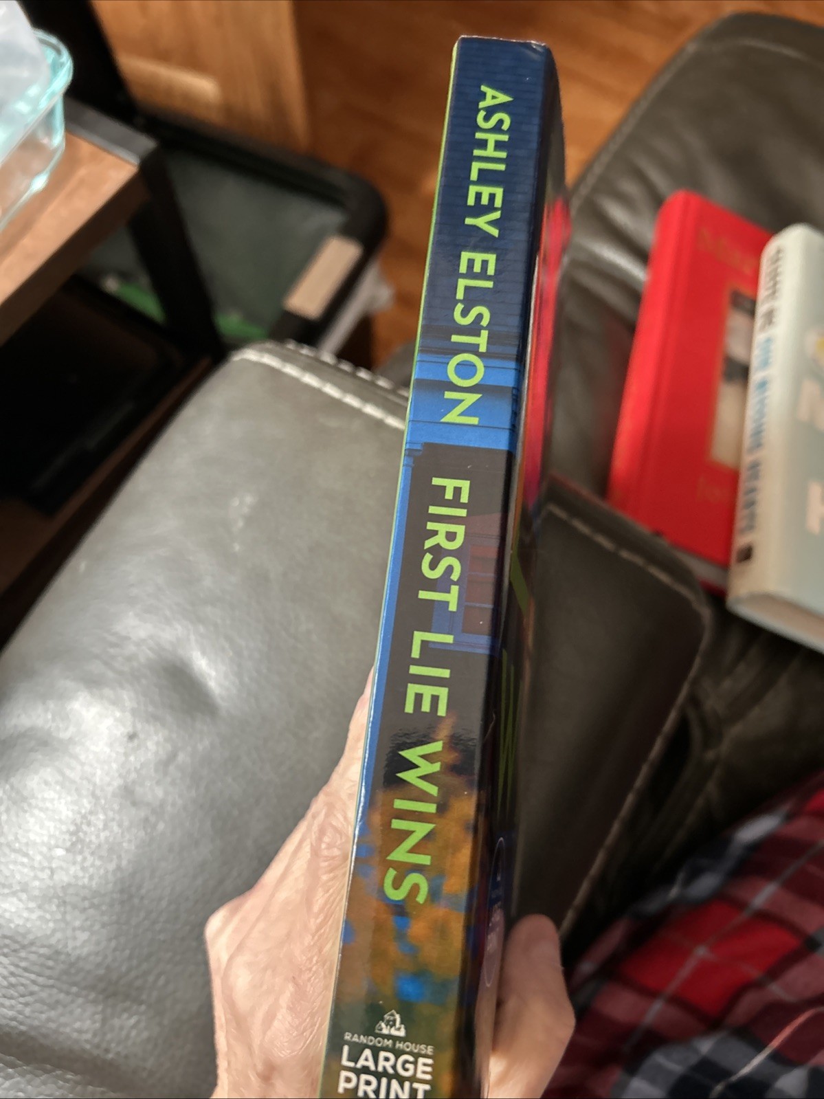 First Lie Wins : LARGE PRINT Reese’s Book Club by Ashley Elston – Hardback