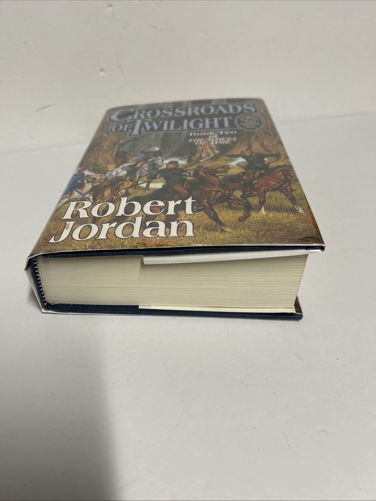 SIGNED Robert Jordan Crossroads of Twilight 2003 1st Edition 2nd Print HC/DJ