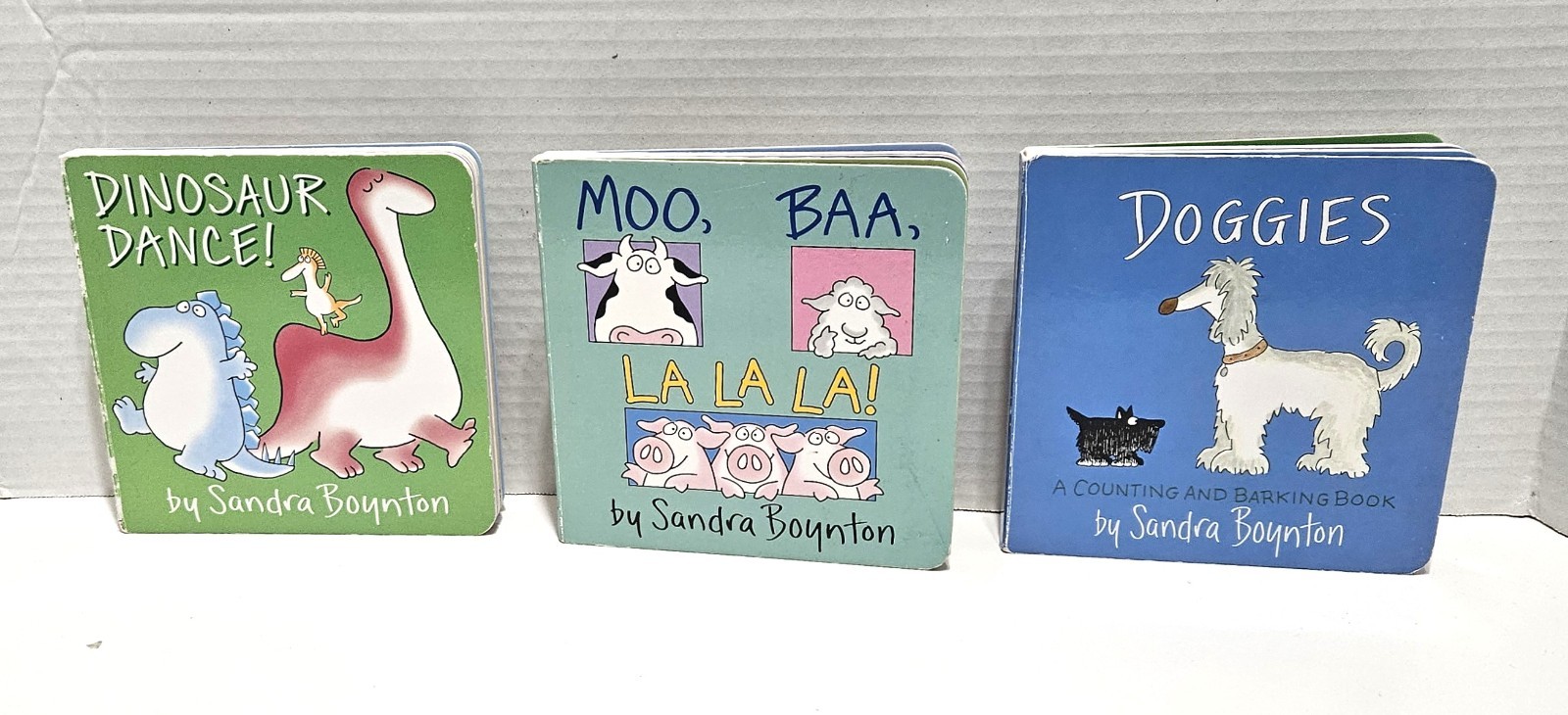Lot of 12 Sandra Boynton Baby/Toddler Board Books Dinosaur Dance Doggies