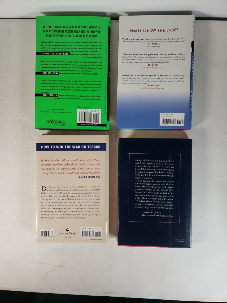 Terrorism (11 Book Lot) Pan Am 103, Islam, Iraq, Iran, 9/11, Mass Destruction