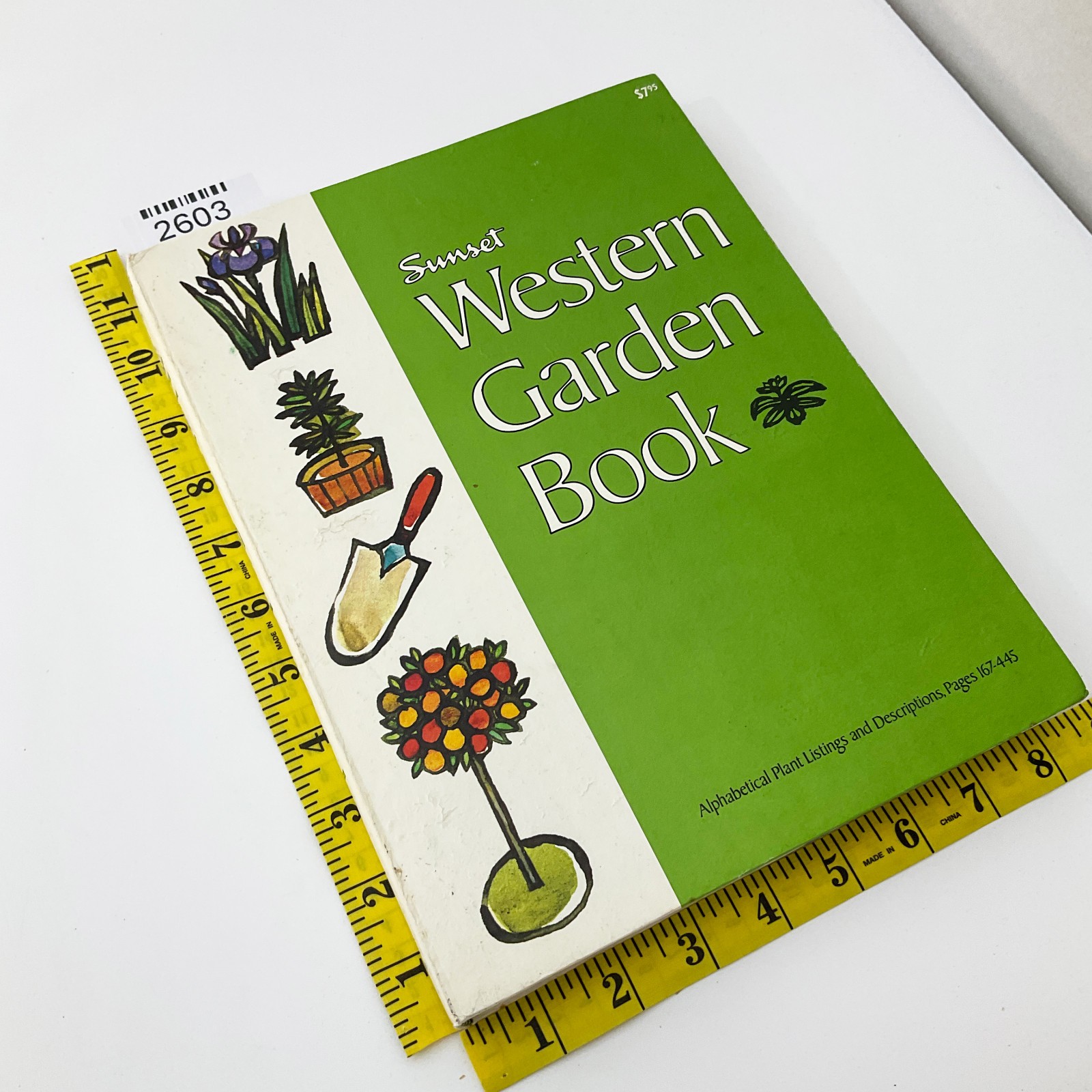 Western Garden Book Sunset Magazine Gardening Hardcover Book 1975