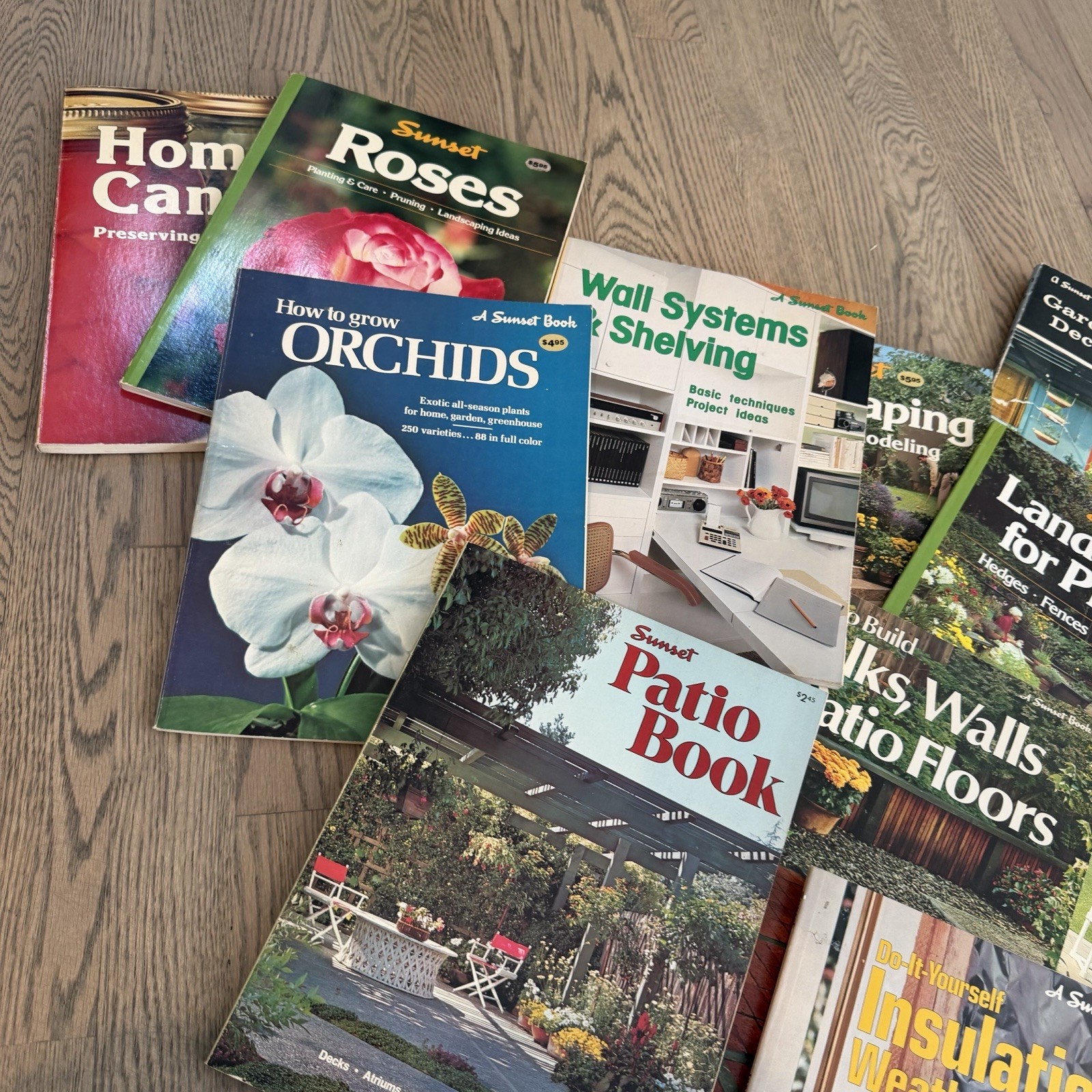 Sunset Magazine Vintage Lot of 15 books Modern Garden Landscape Design Remodel