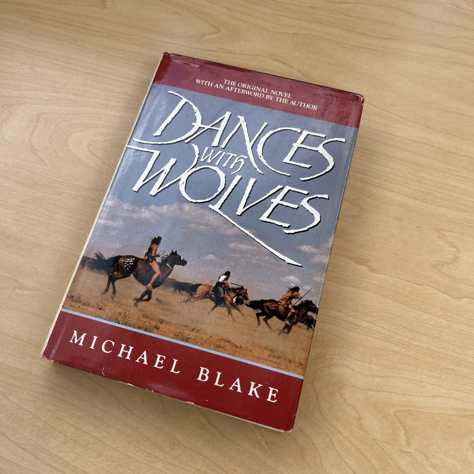 Michael Blake Dances With Wolves 1991 Hardcover With Dust Jacket