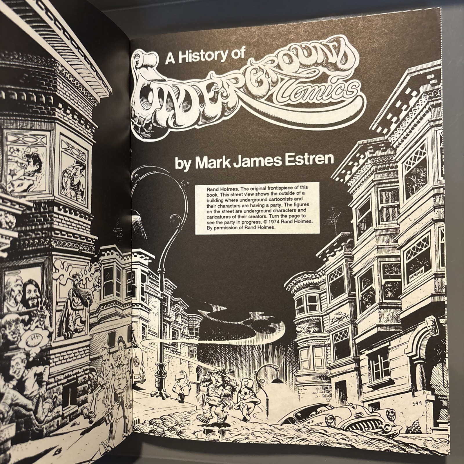A History of Underground Comics by Mark James Estren 1993 Ronin Paperback Book