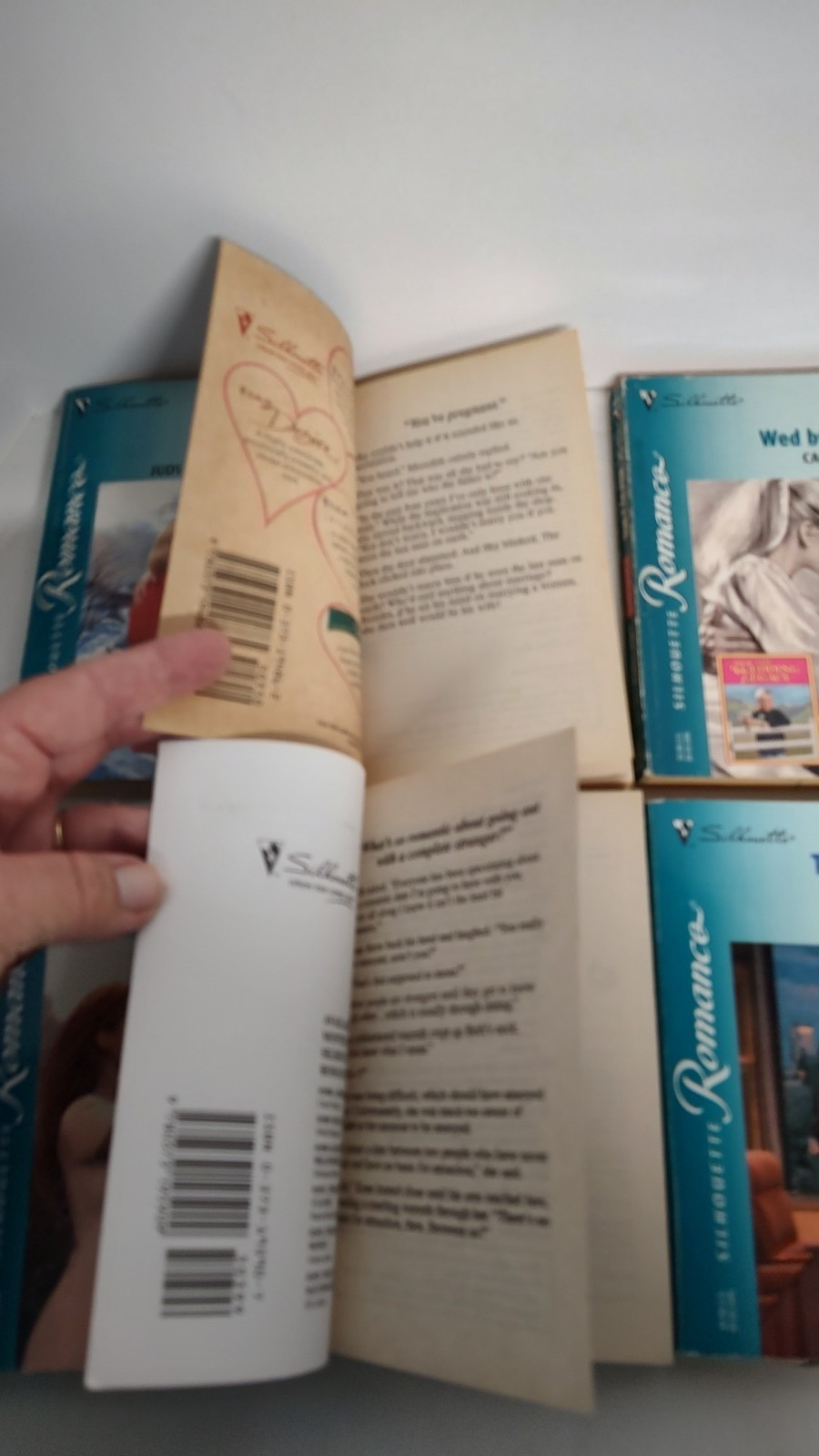 Silhouette & Harlequin Romance Lot of 15 2000-2006 Teal Spines