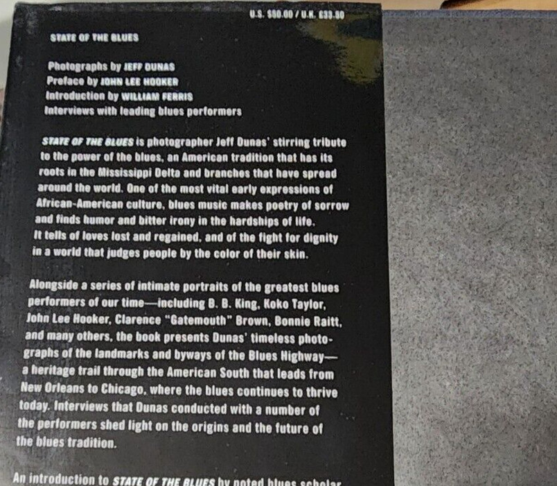 State of the Blues Photographs Jeff Dunas Preface by John Lee Hooker Book